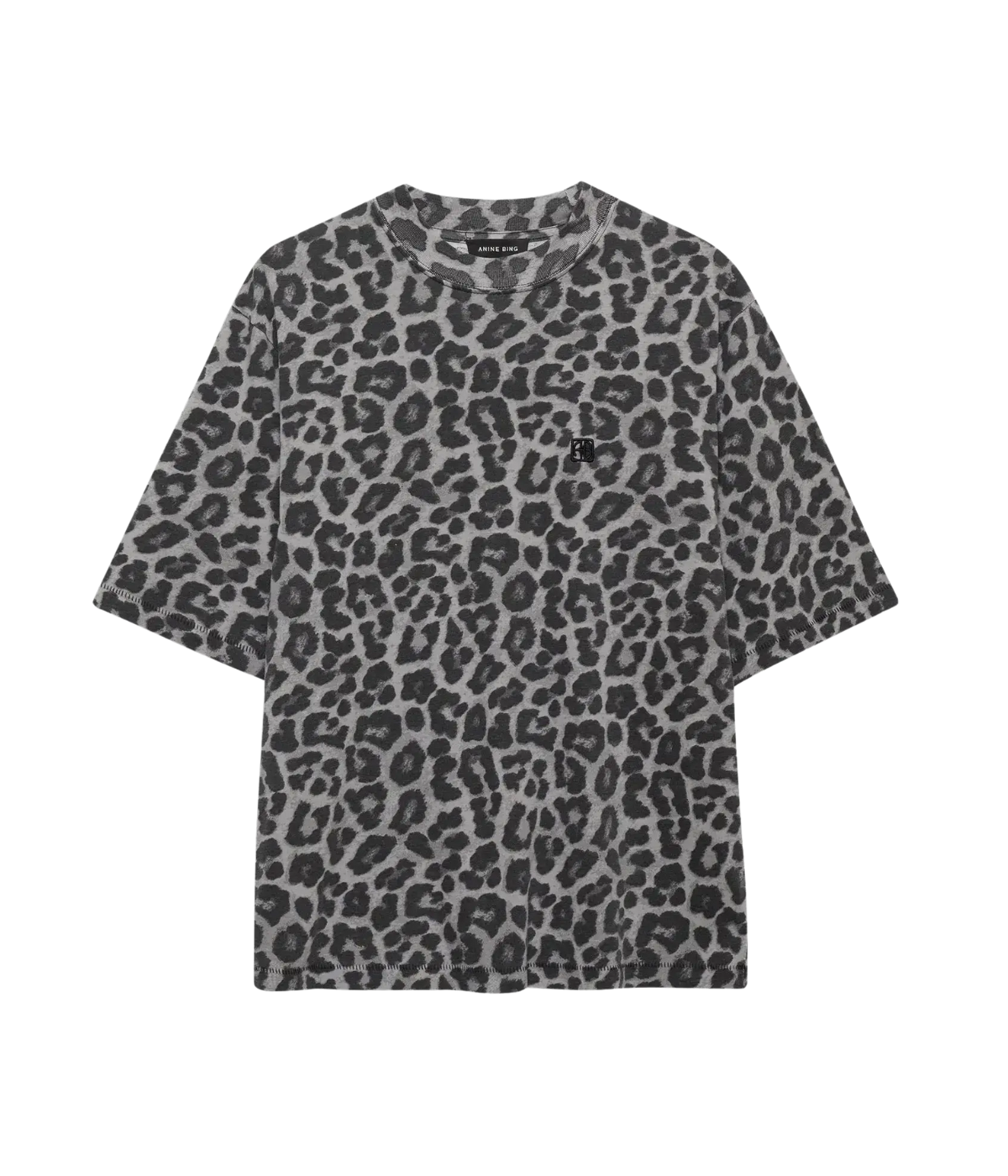 Cohen Tee in Grey Leopard