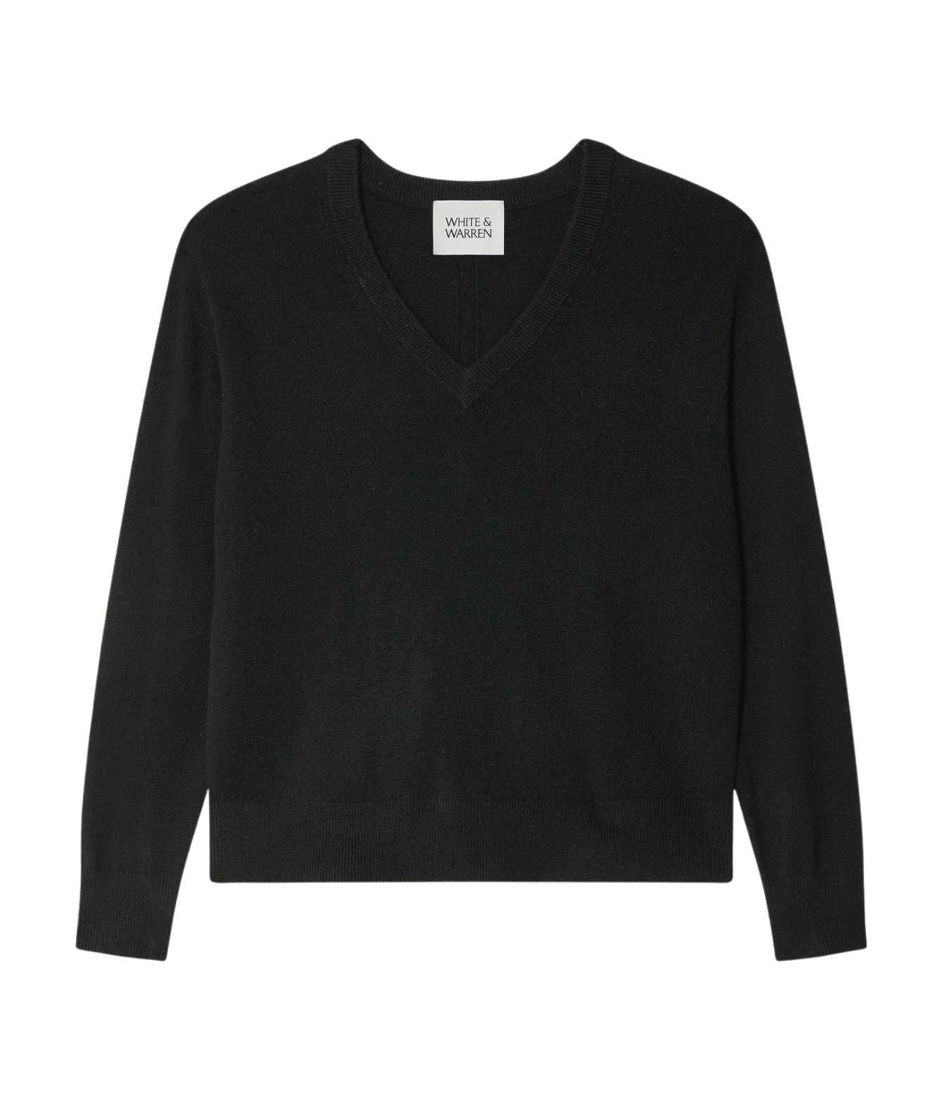 Cashmere V Neck in Black