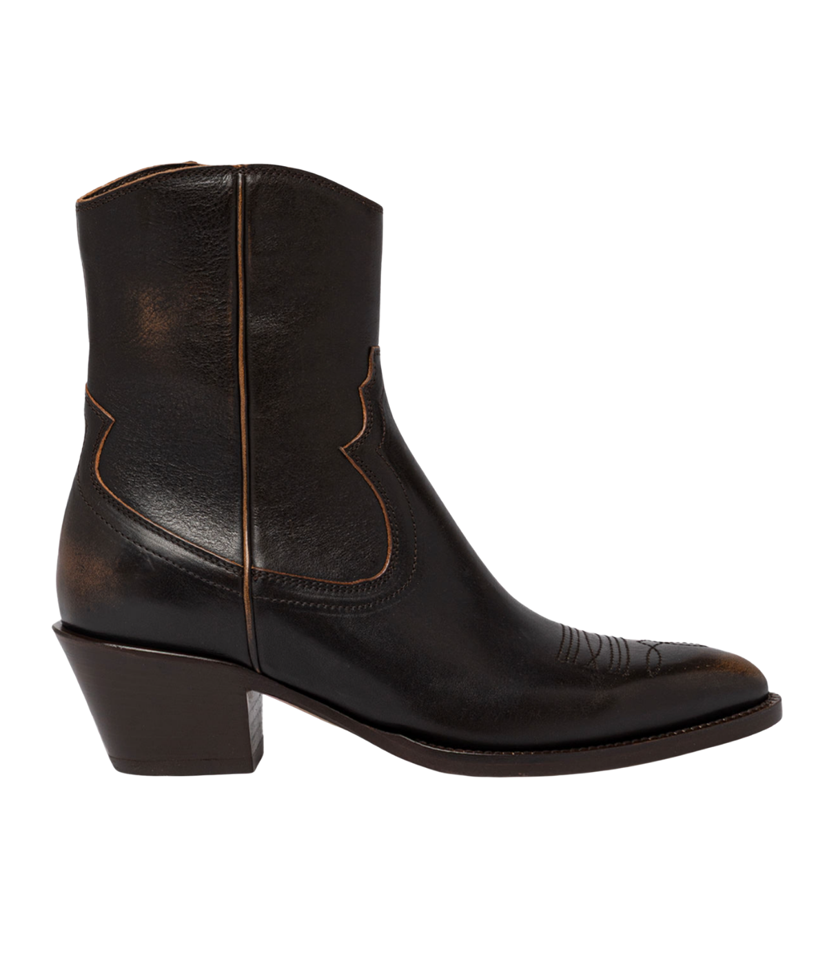 Annie Ankle Boot In Fondente