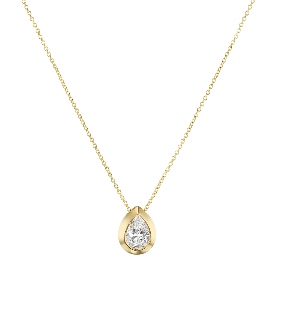 Large Pear Venus Pendant