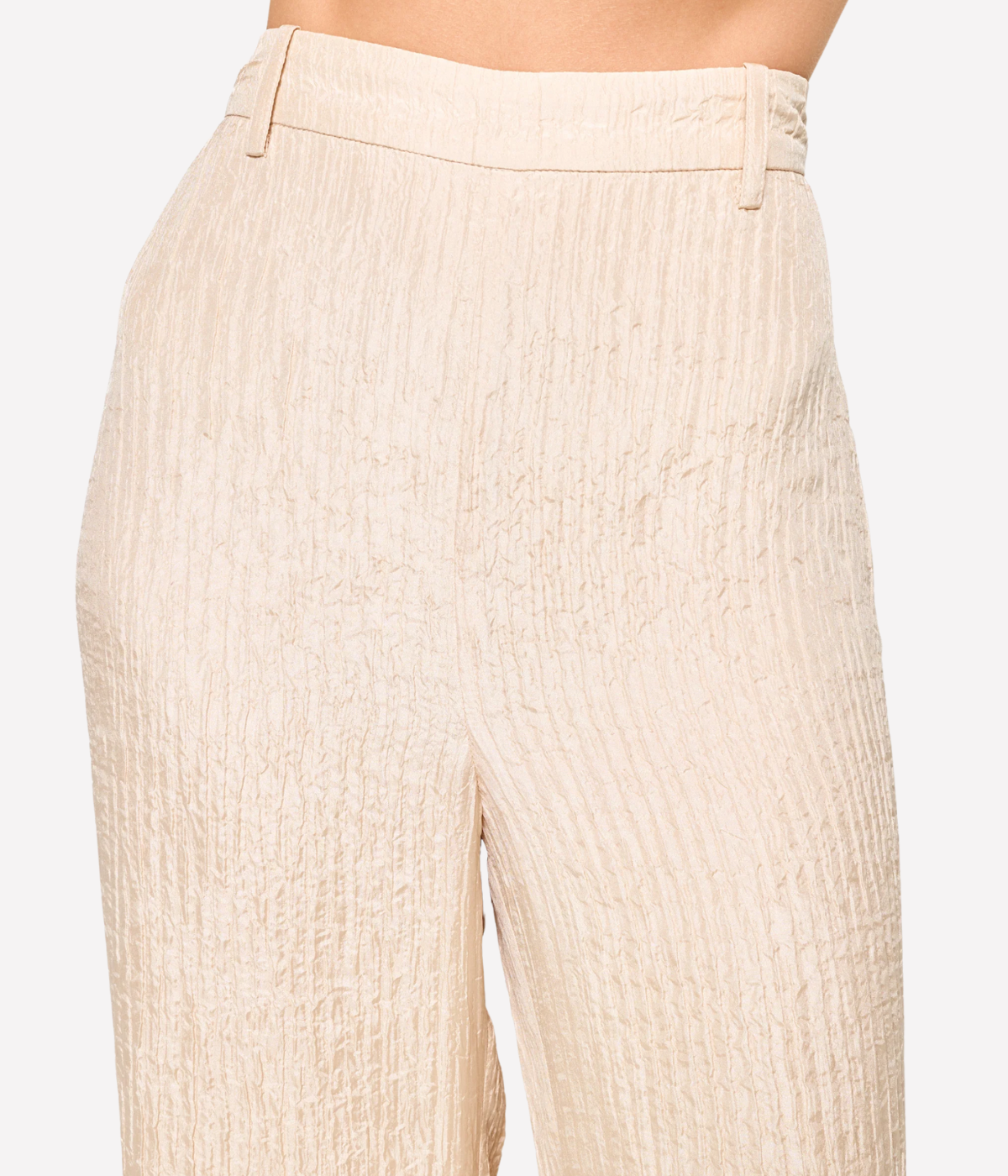 Serra High Rise Pant in Bone
