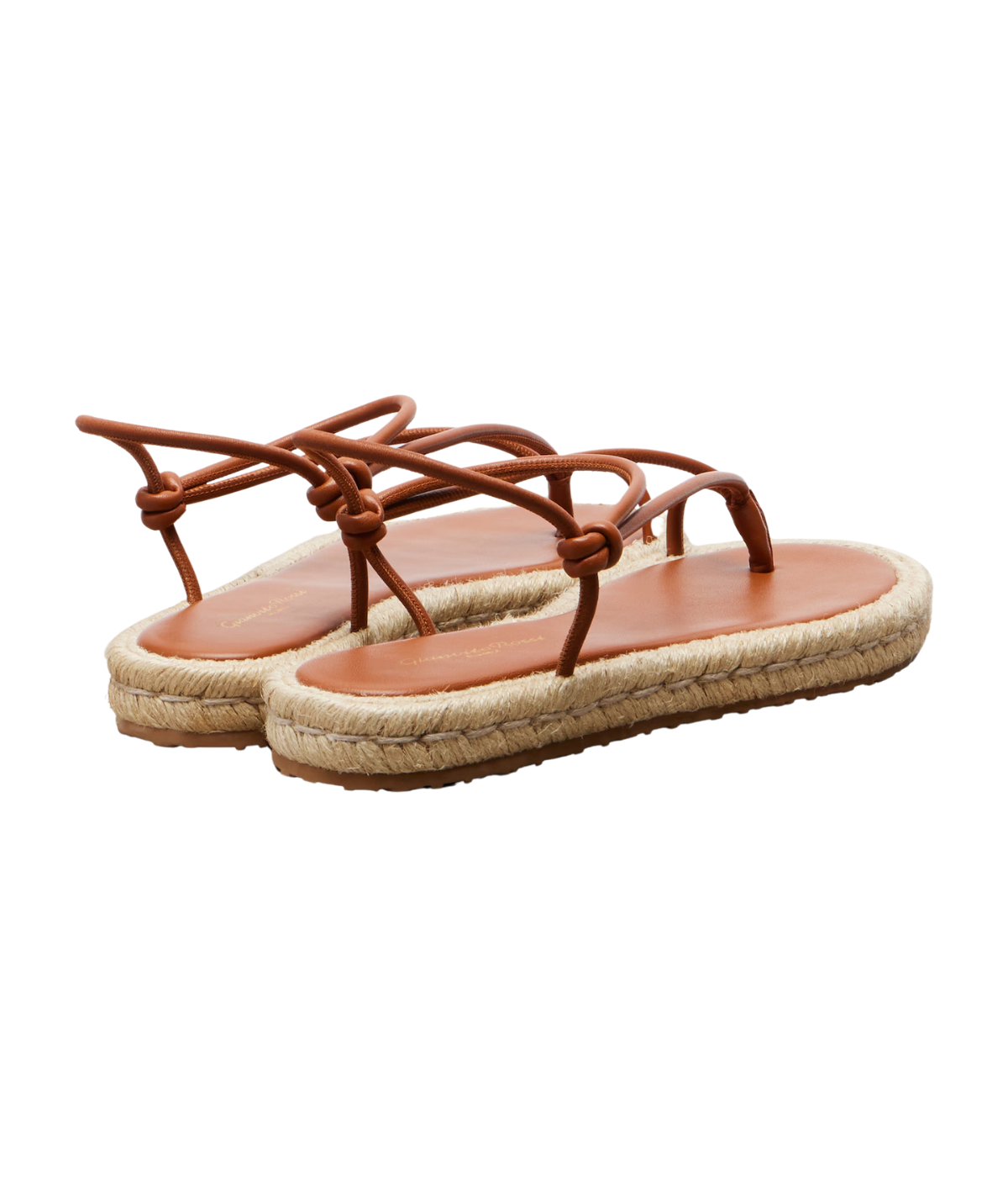 Leather Espadrille Sandal in Sedona and Natural
