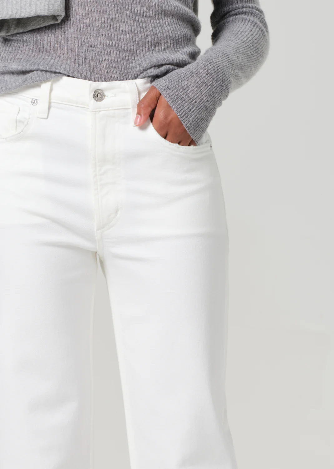 Palma Straight Jean in Soft White