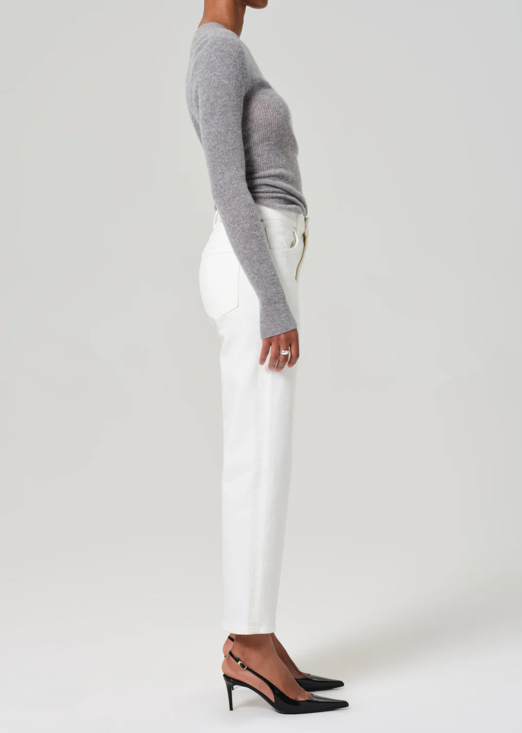 Palma Straight Jean in Soft White