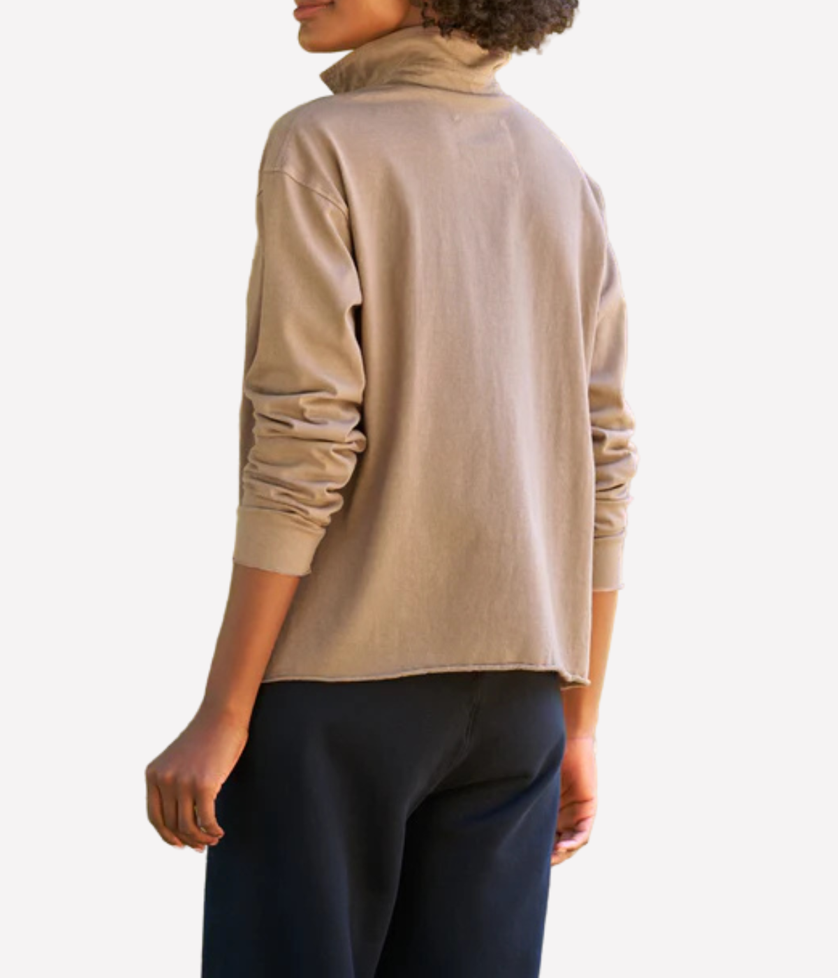 Patrick Popover Jersey Henley in Toasted
