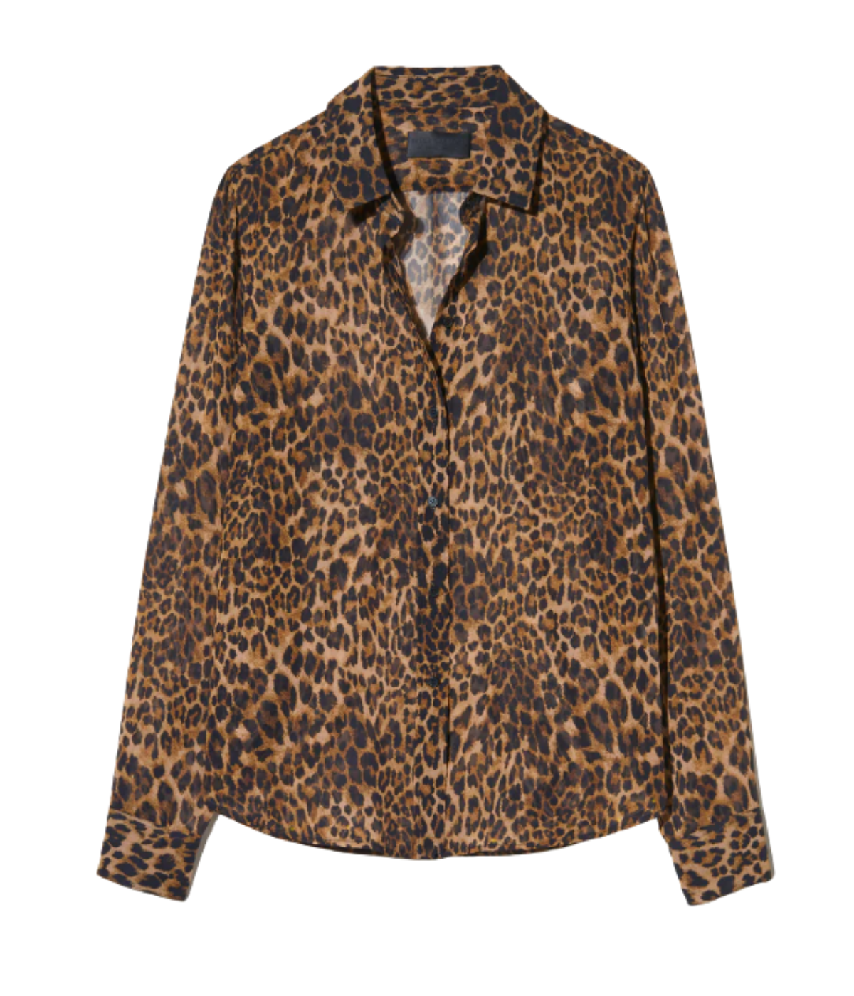 Gaia Slim Shirt in Vintage Leopard