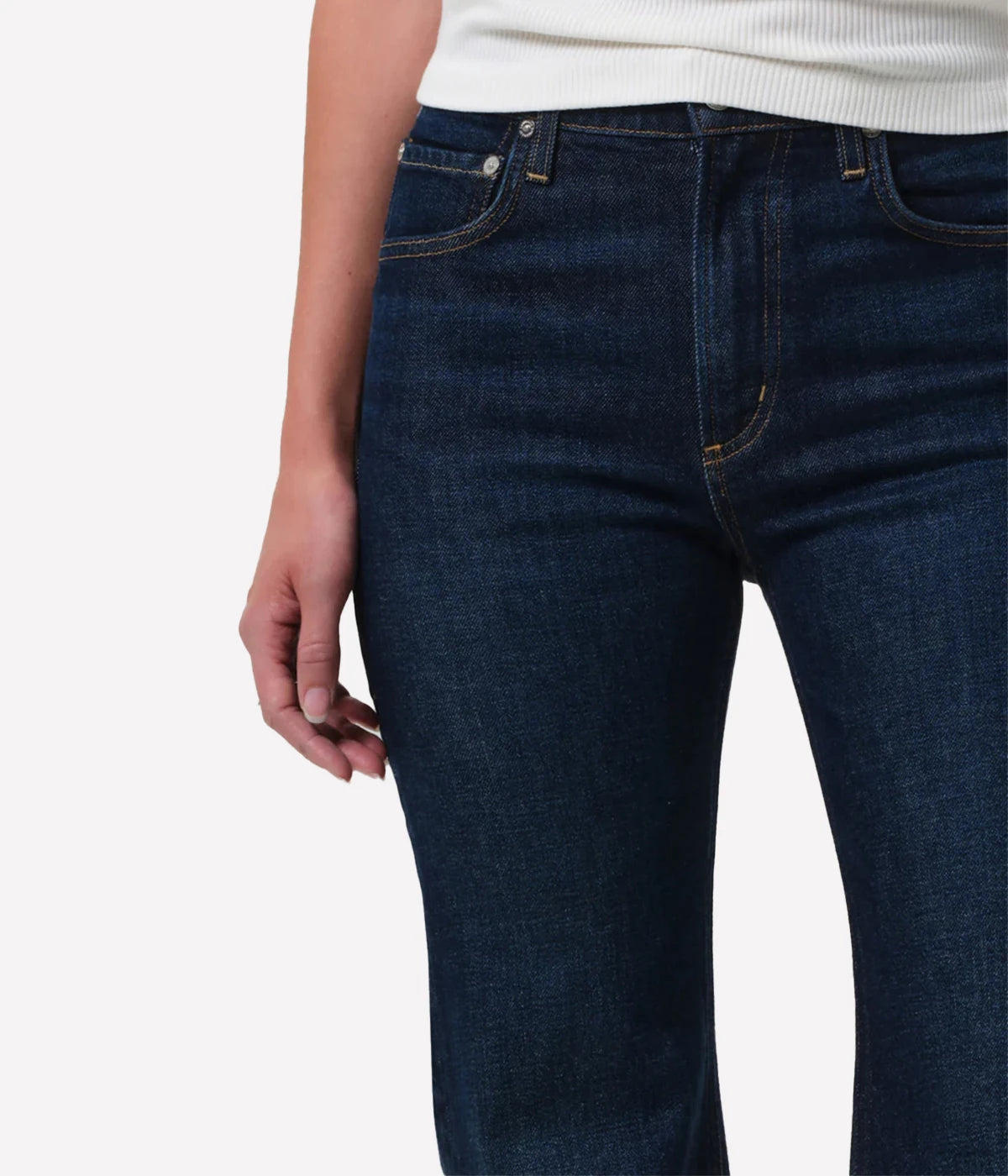 Kimberly 70s Flare Jean in Madison