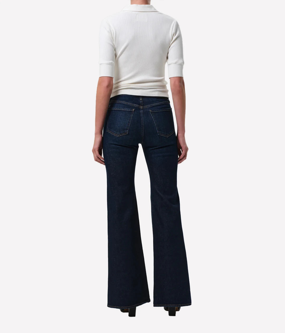 Kimberly 70s Flare Jean in Madison
