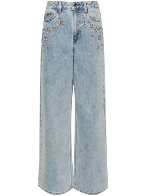 *FINAL SALE* Embellished Jeans in Light Blue
