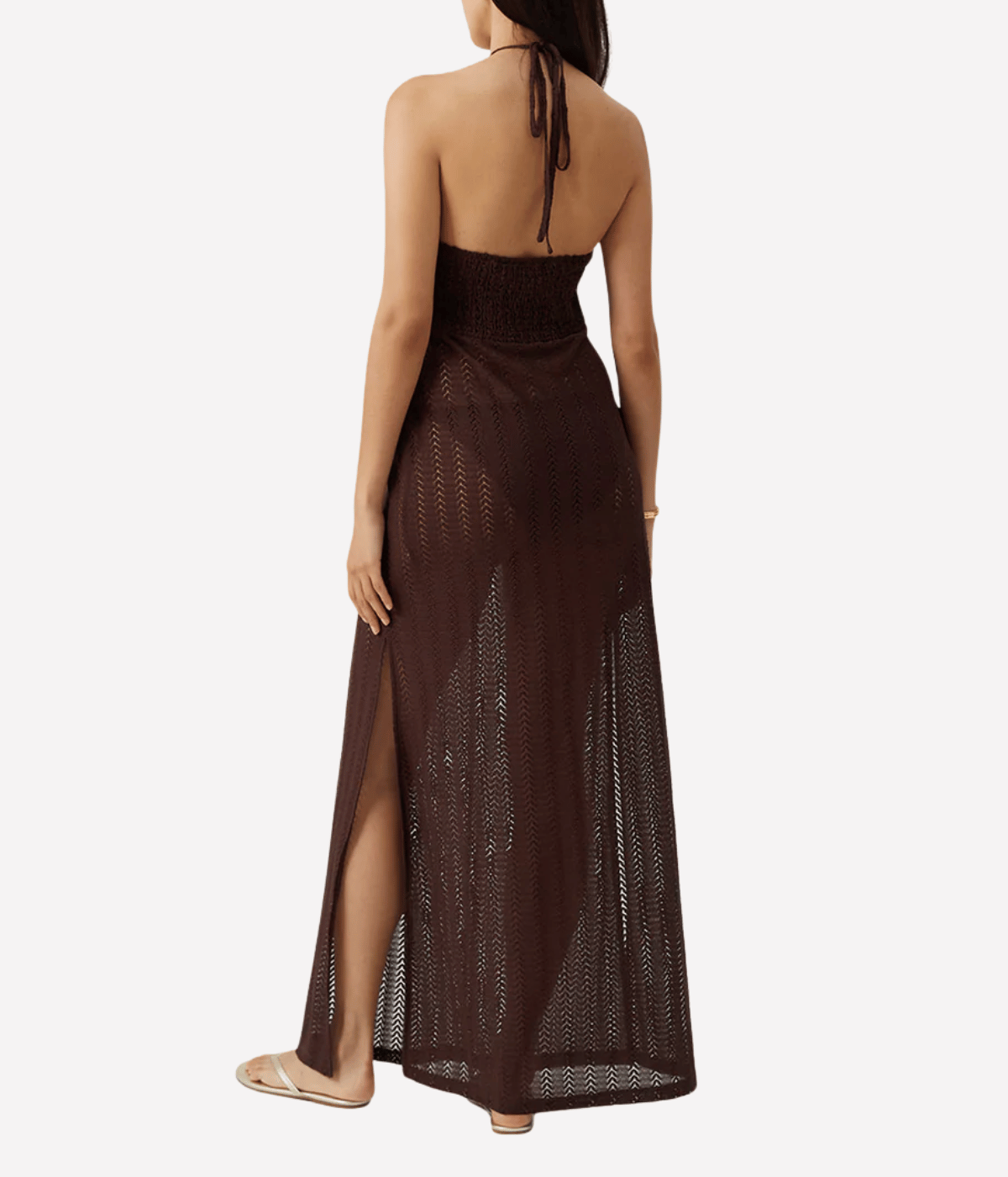 Harriet Cr Casual Dress in BROWN