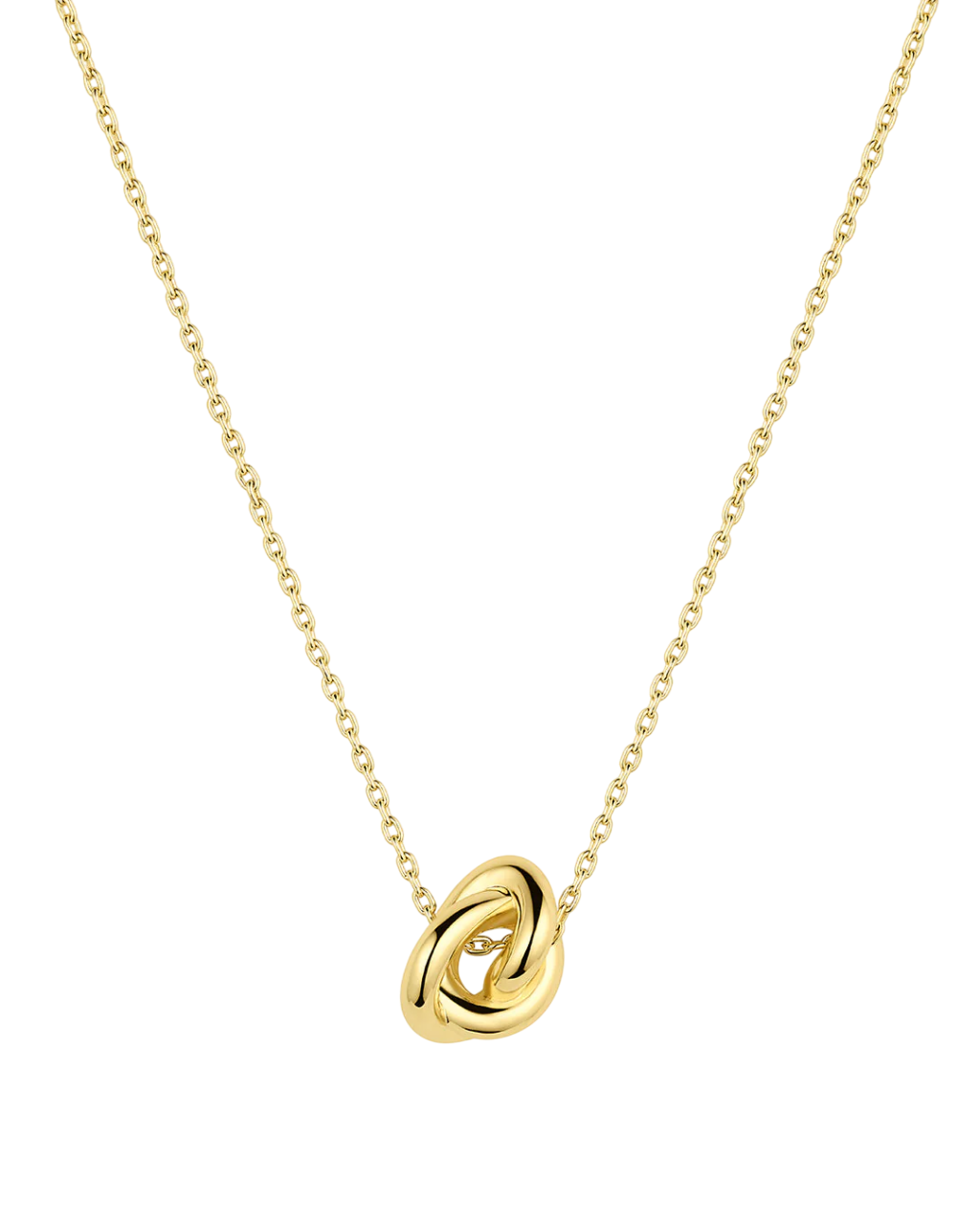 Infinity Knot Necklace in Gold