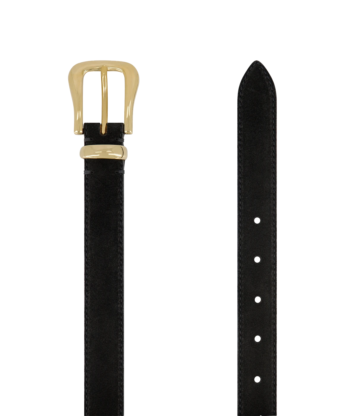 Rivoli Belt in Black Suede