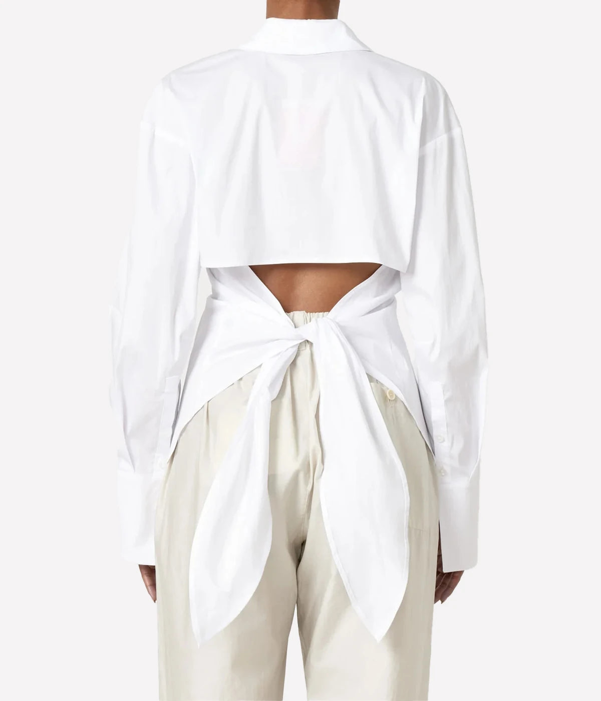 Loch Poplin Button Up in Macadamia