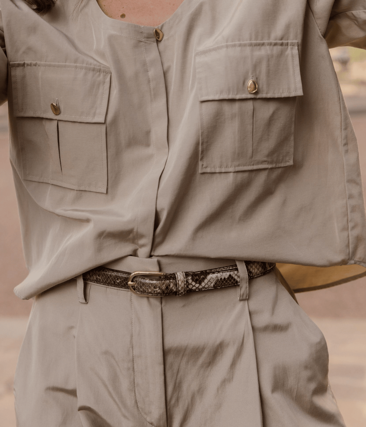 Monroe Belt In Brown