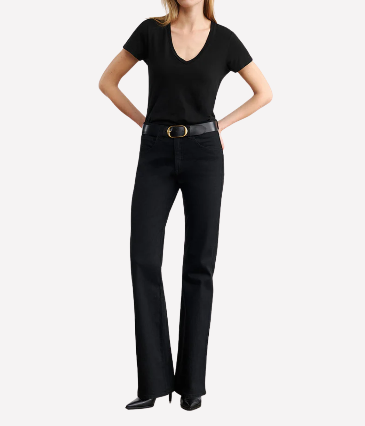 Celia Jean in Distressed Black Wash