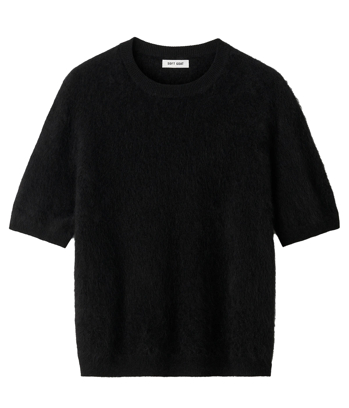Brushed Short Sleeve in BLACK