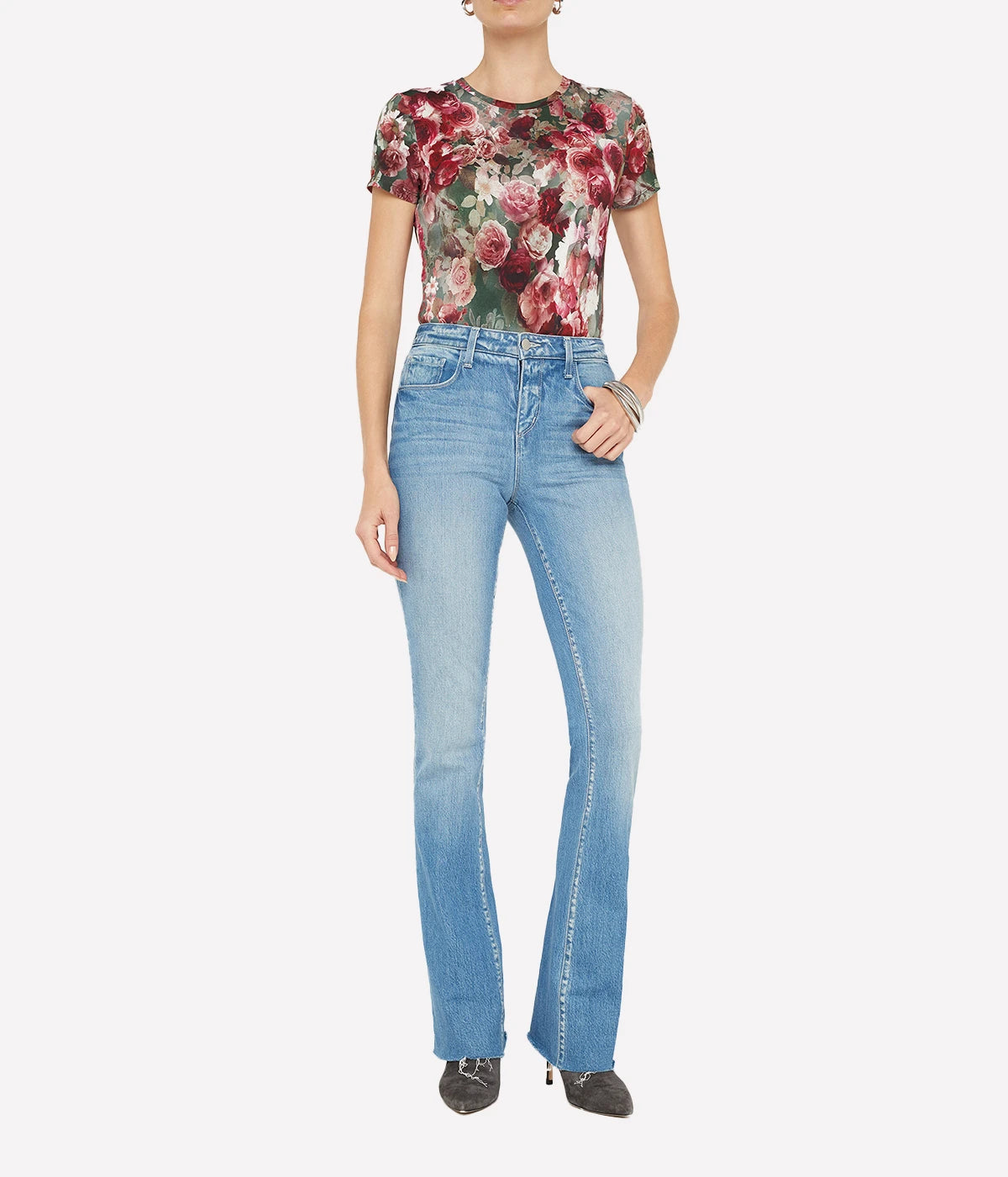 Ruth H/R Straight Jean in Vista