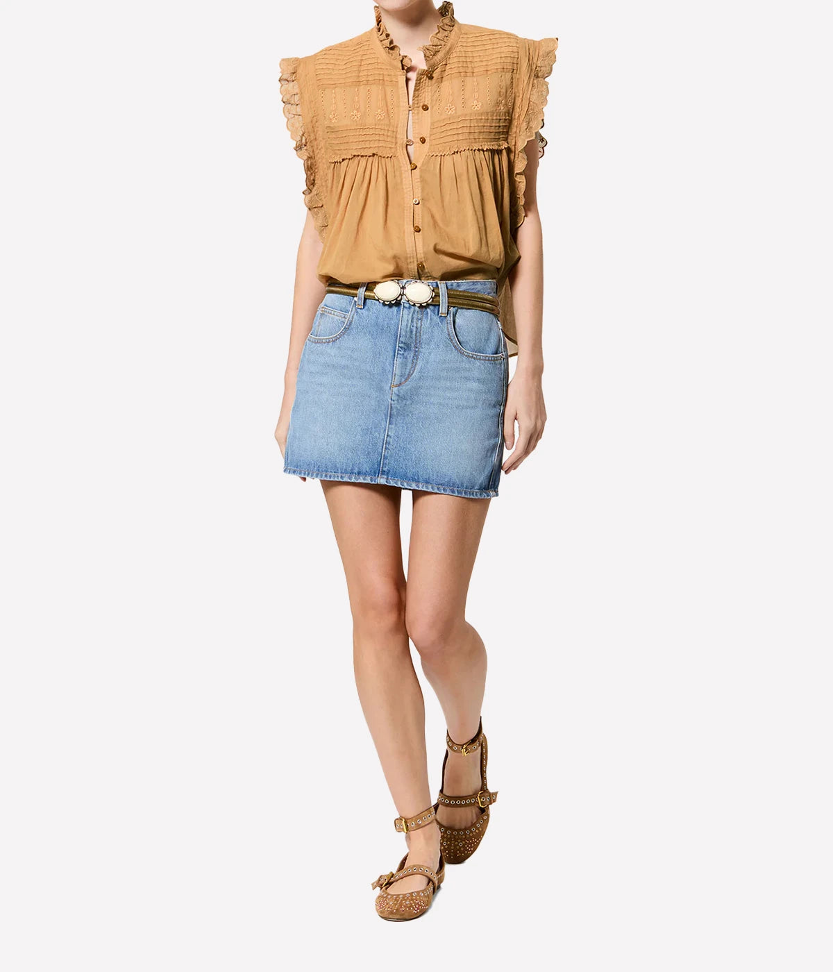 Dersia Top In Caramel