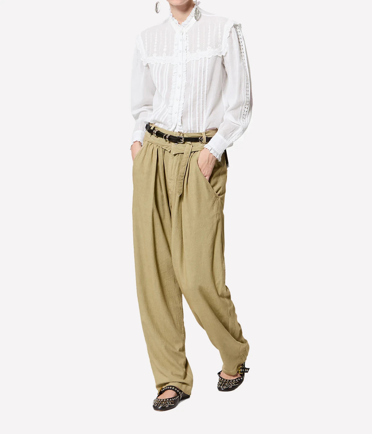 Lonzie Top In White