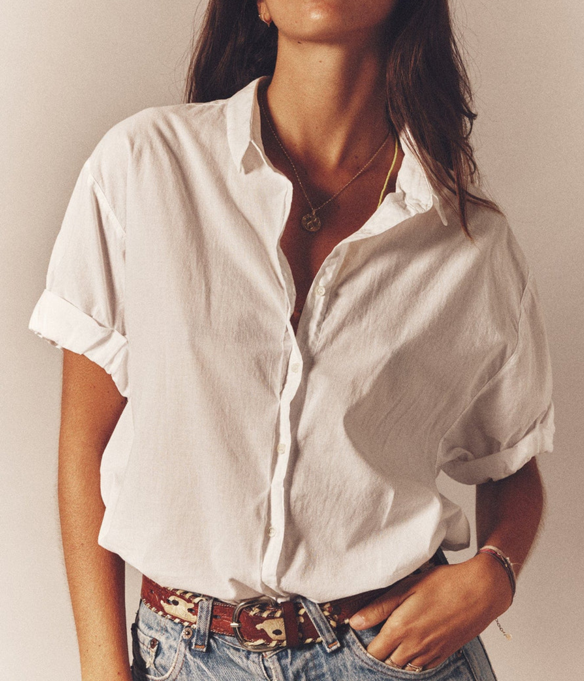 Channing Shirt in WHITE