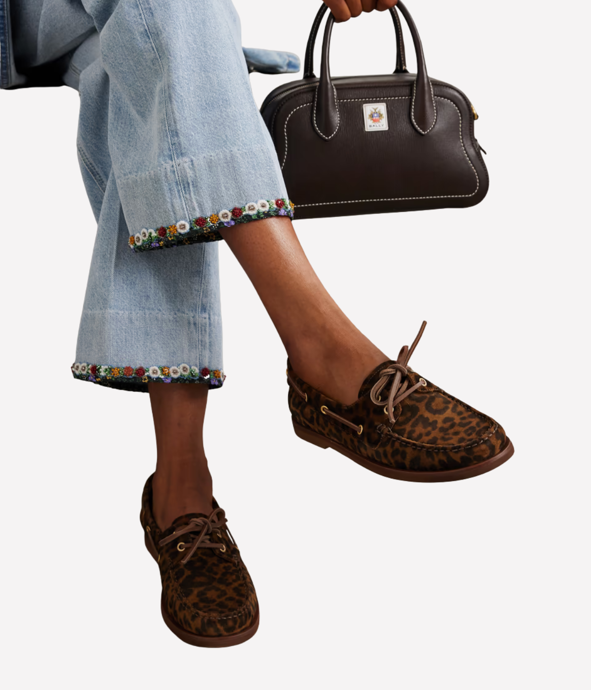 Vandé Suede Loafer in Leopard