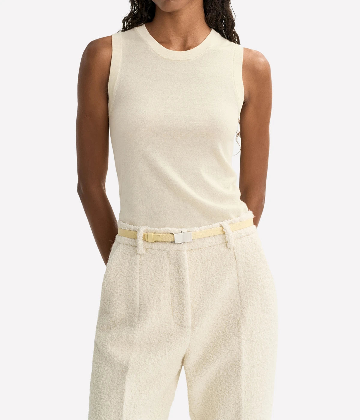 Featherlight Tank in Feather White