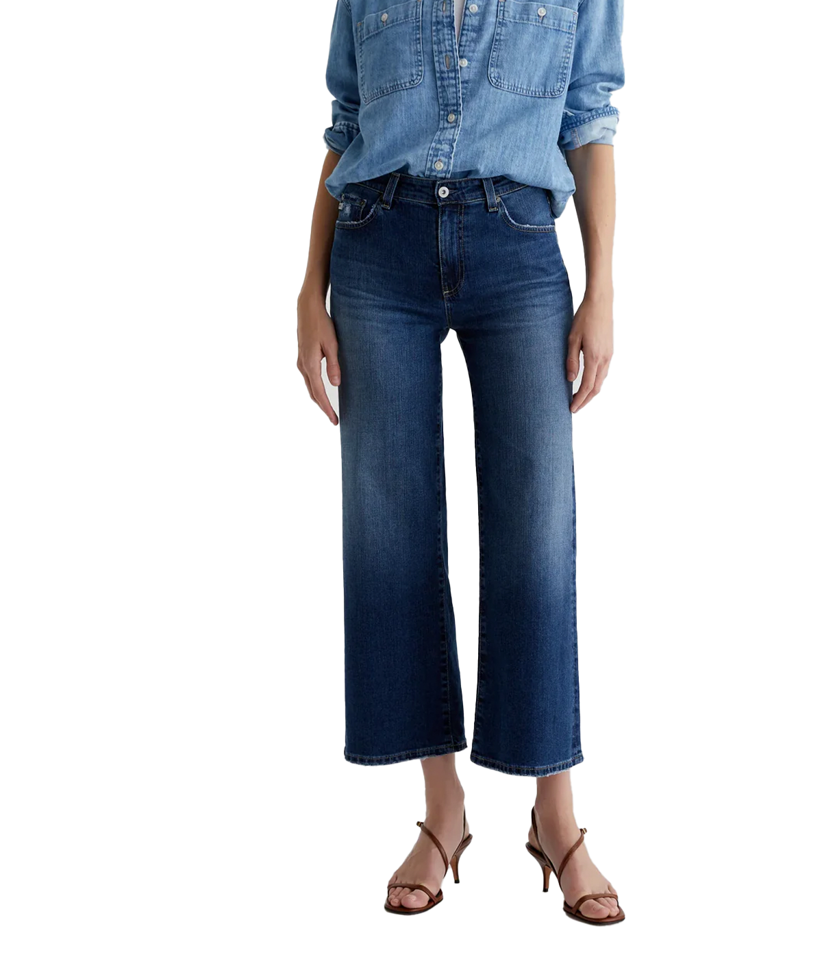 Saige Wide Leg Jean in 7 Years La Lolla