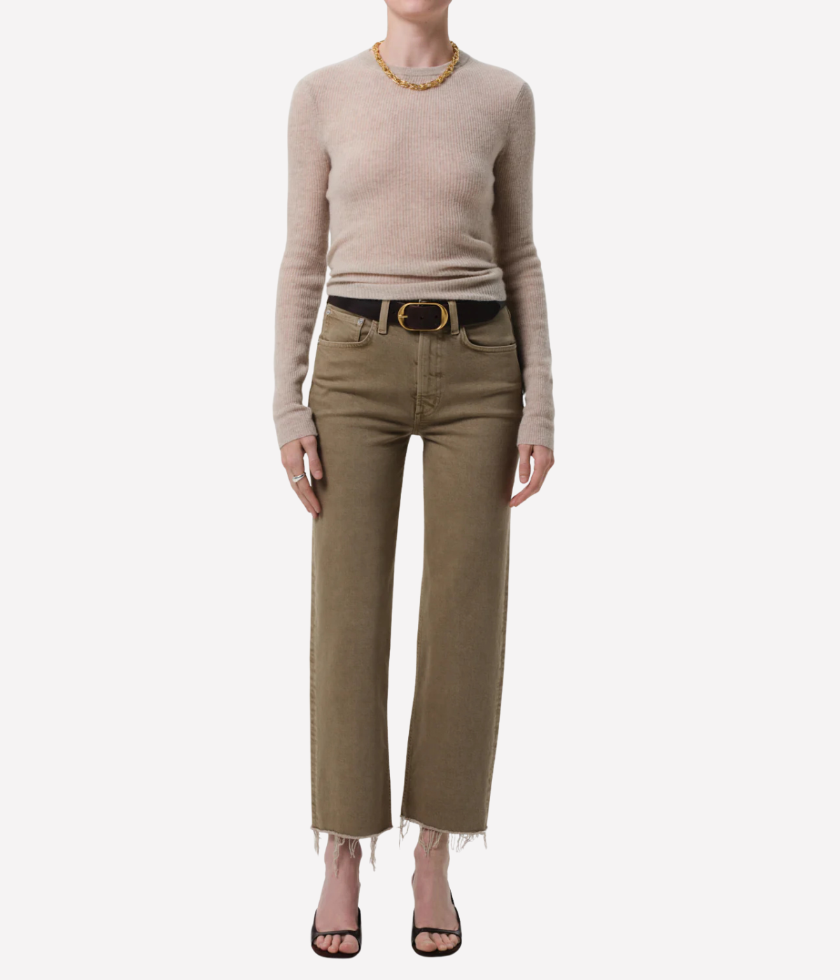 Palma Straight Jean in Bezal