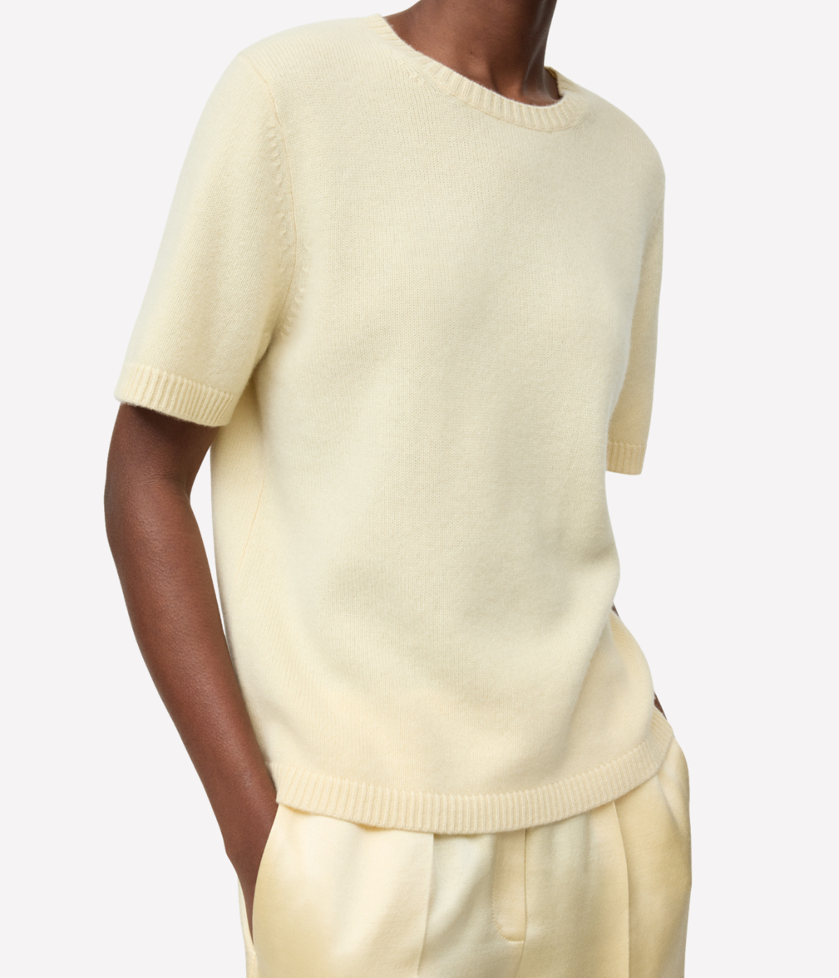 Oversized T-Shirt in Waxed Paper