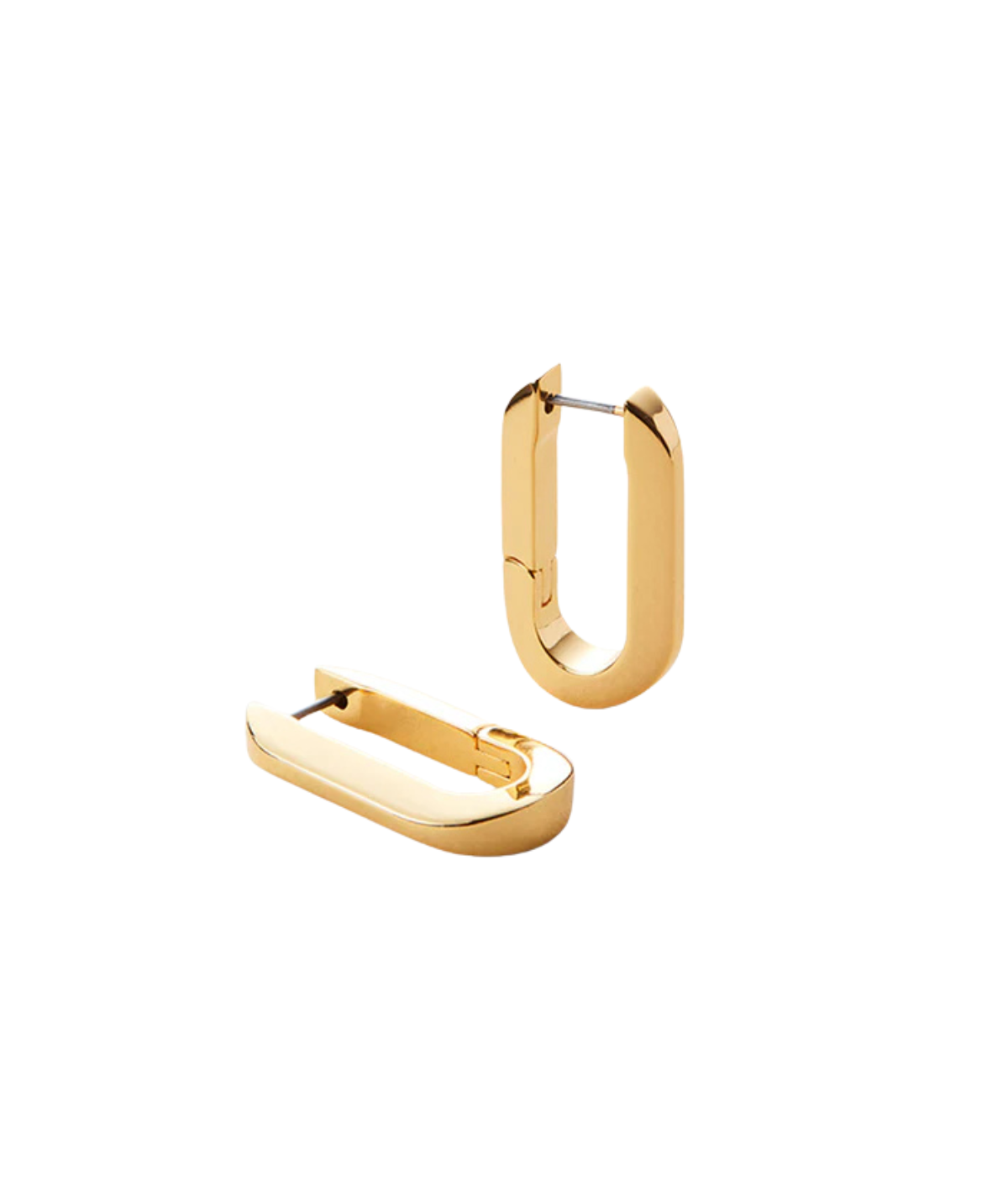 U Link Earrings IN GOLD