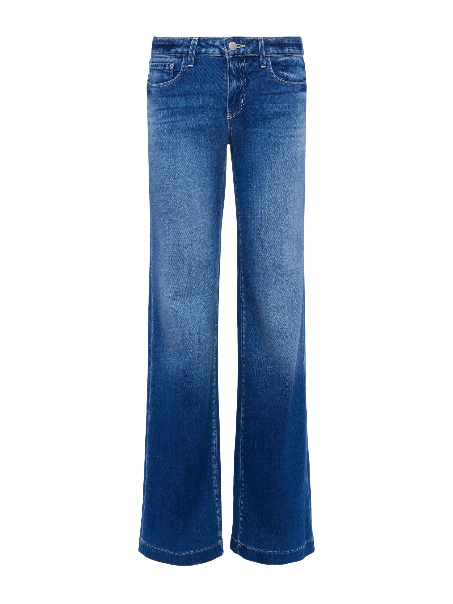 Joanne Wide Leg Jean in Palermo