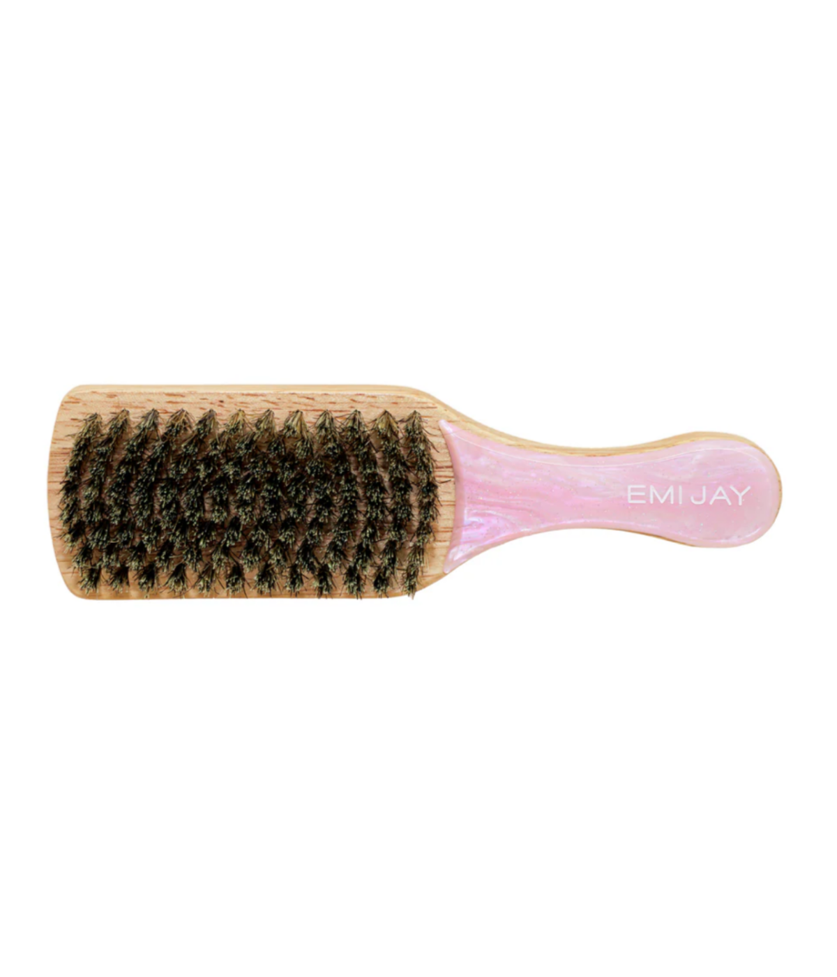Mini Boar Bristle Brush in Pink Sugar