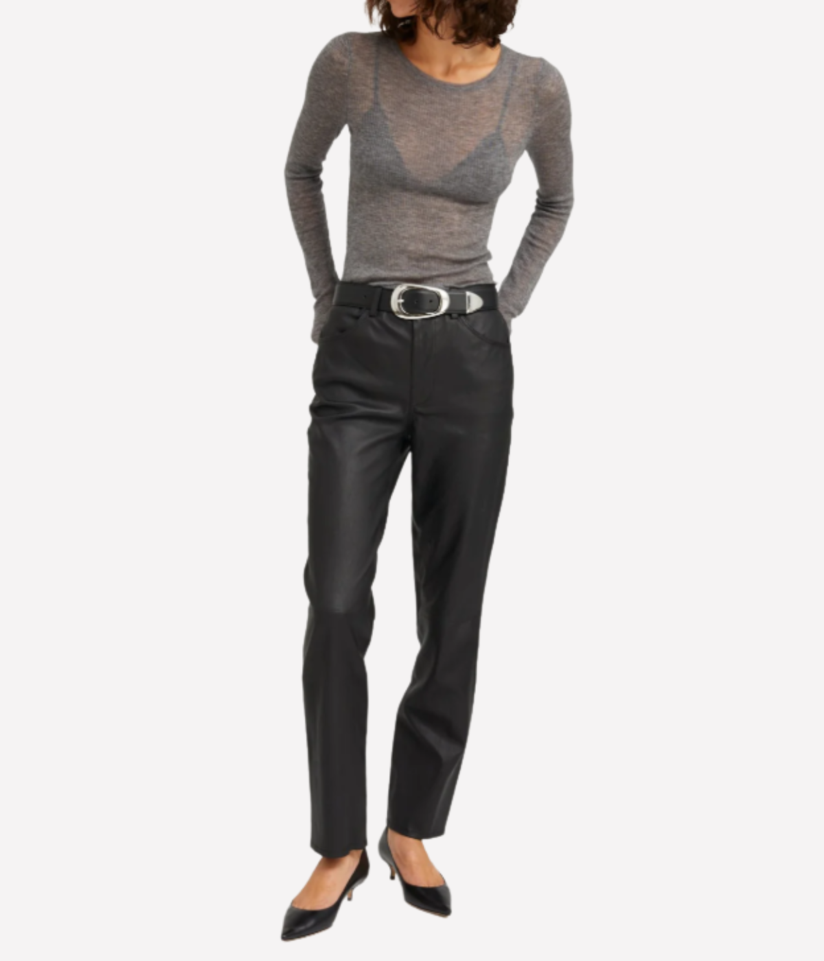 5 Pocket Ankle Slim Straight in Black