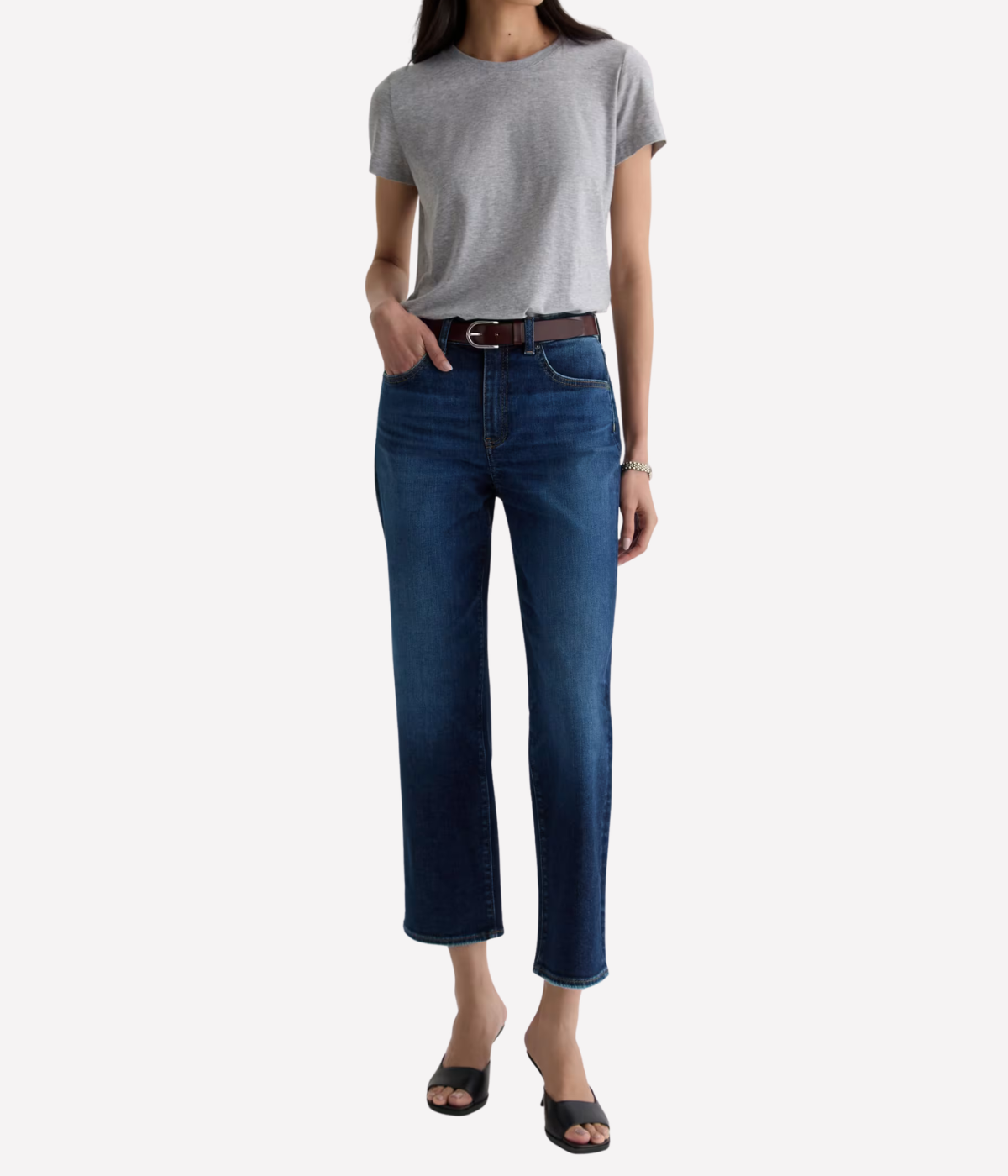 Brinley Crop Jean in Outspoken