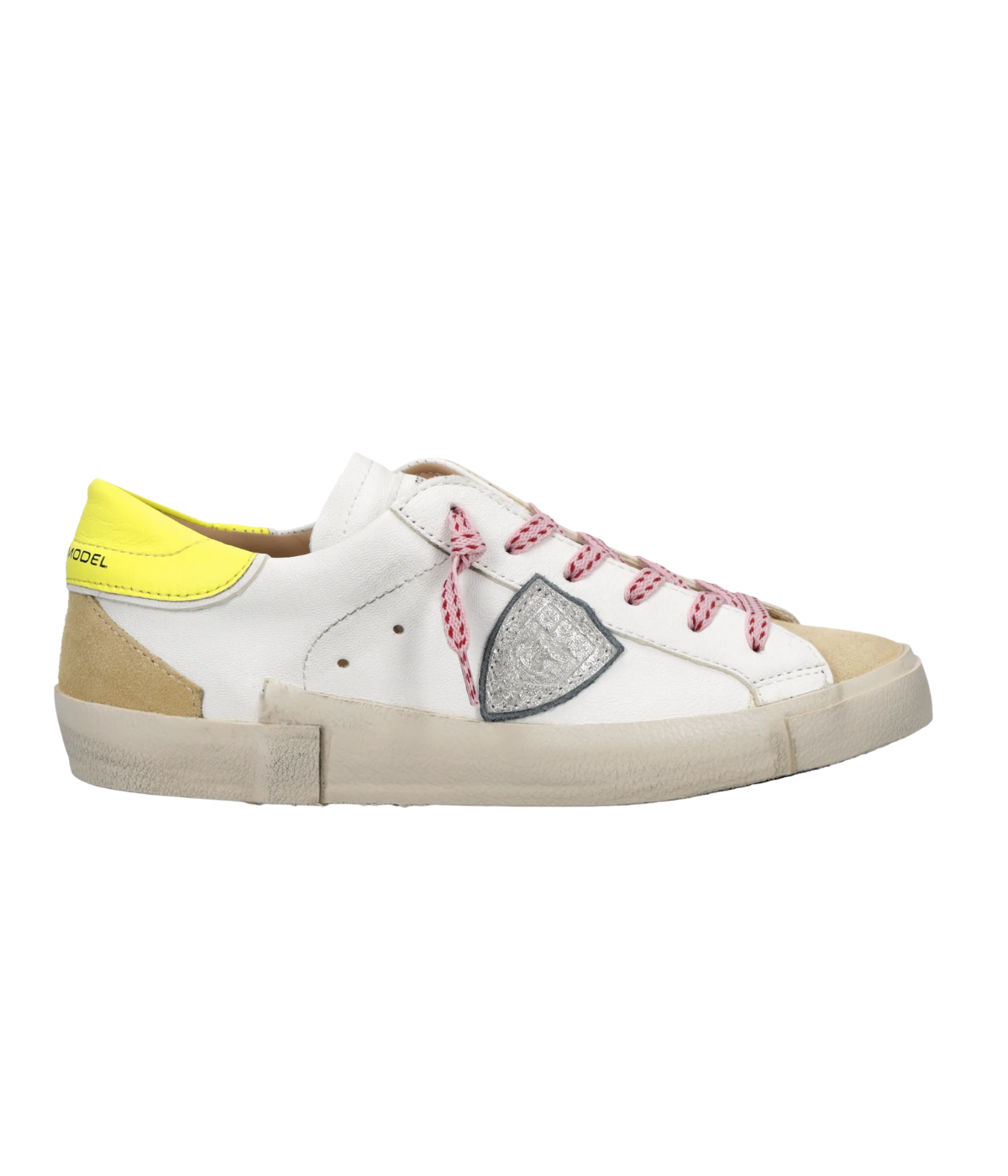 Prsx Low Woman In Vintage Mixage Blanc Beige