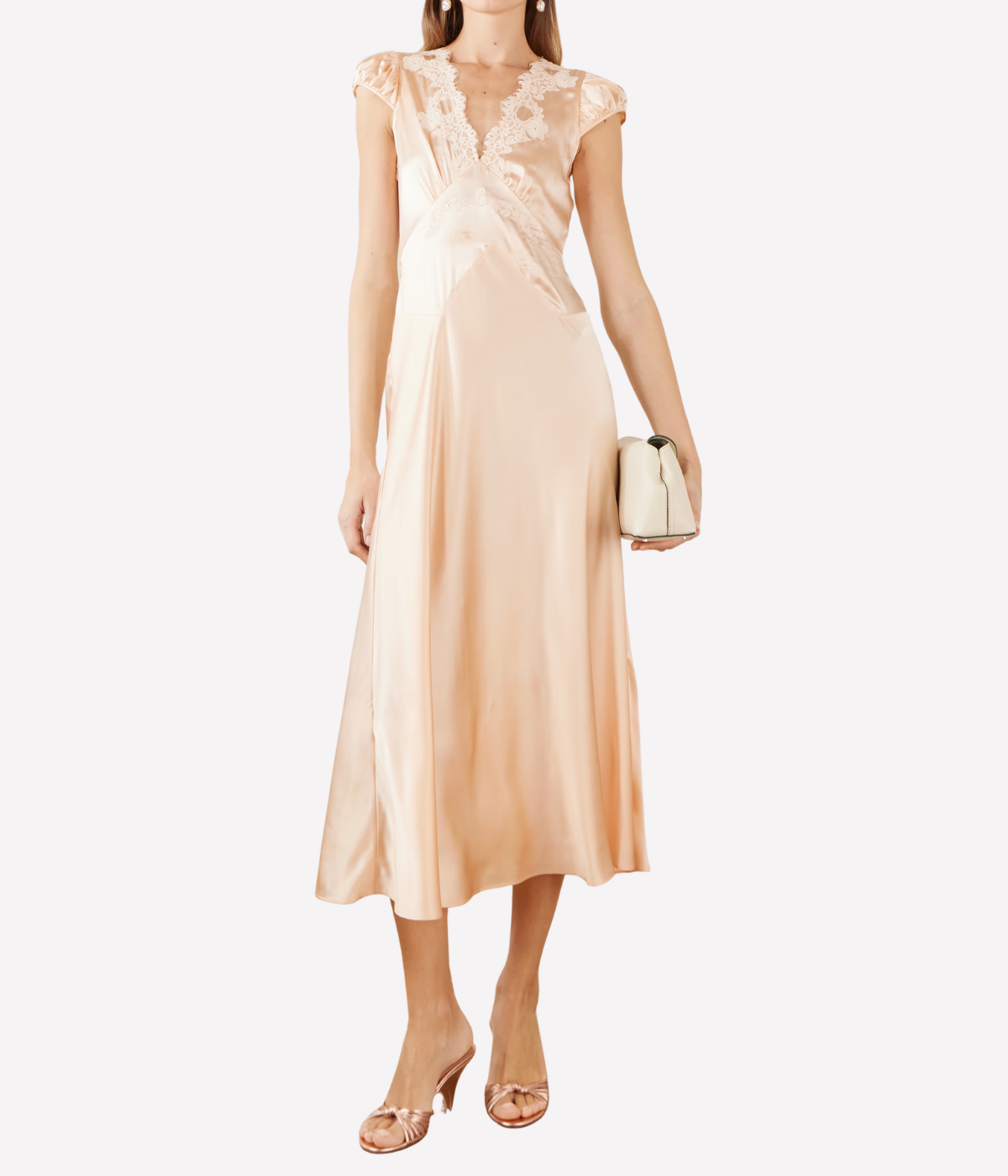 Coraline Dress in Peach Sorbet