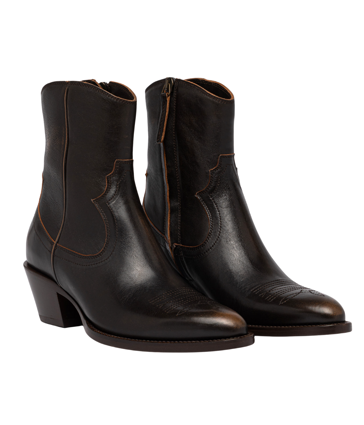 Annie Ankle Boot In Fondente