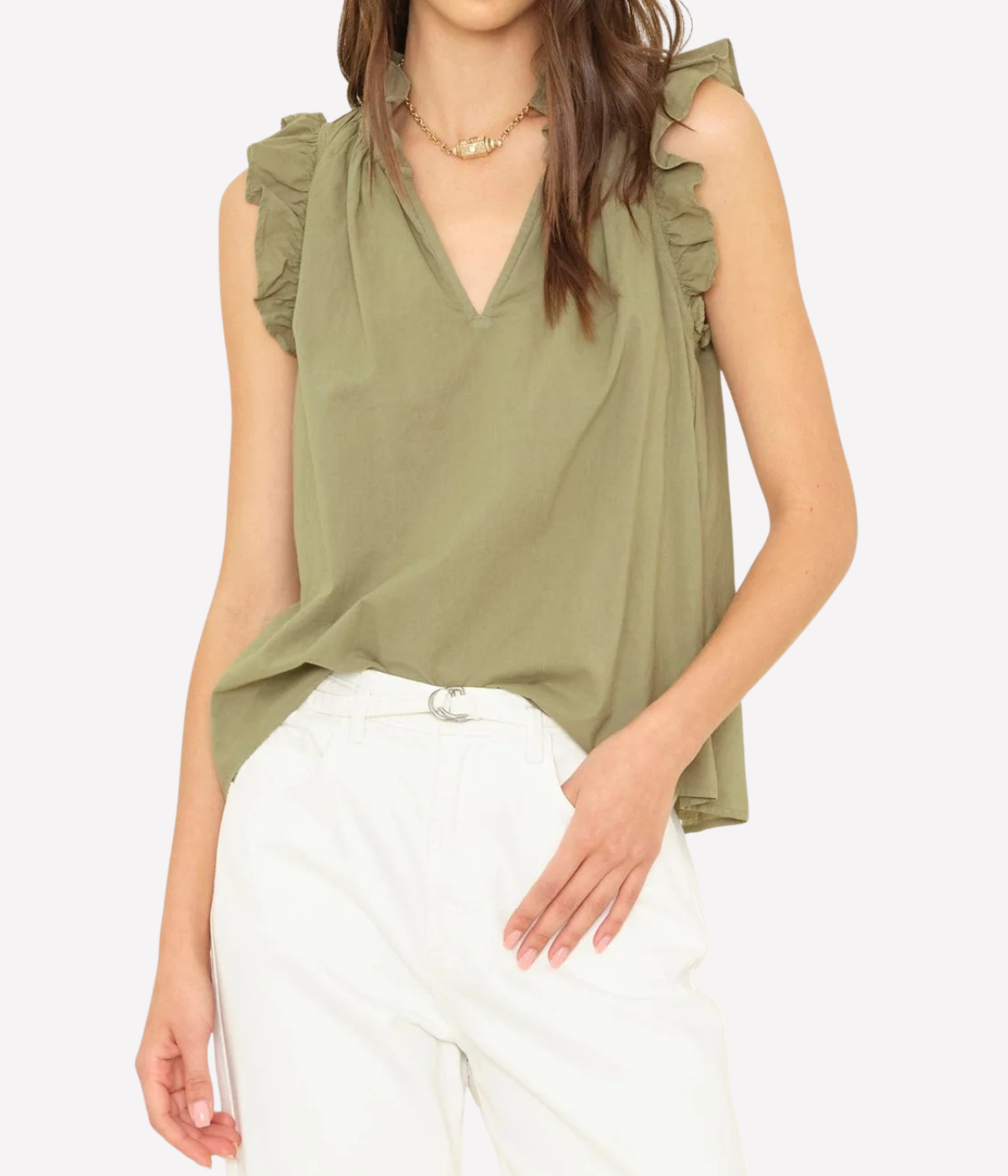 Bexie Top in Dark Seagrass