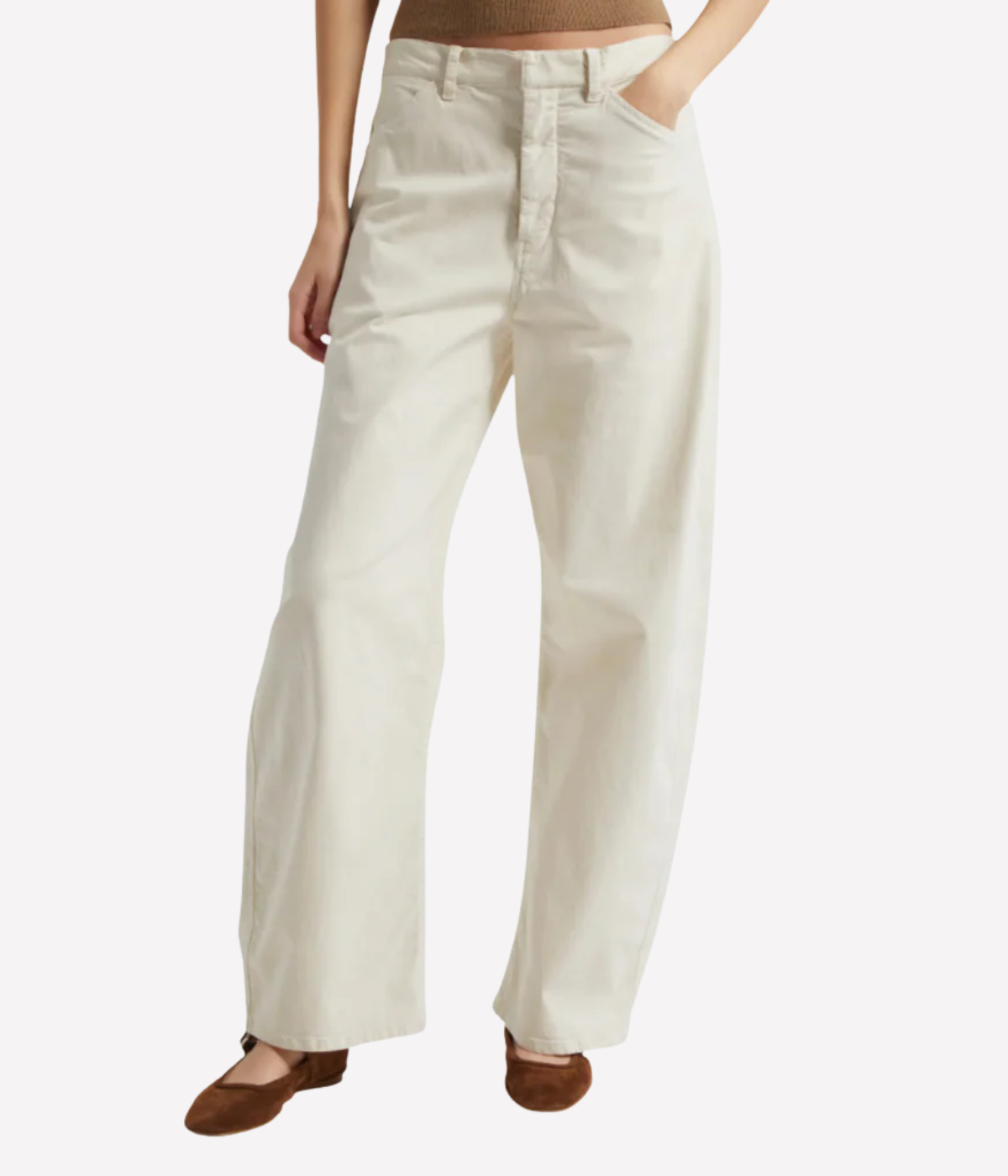Tribeca Pant in Stone