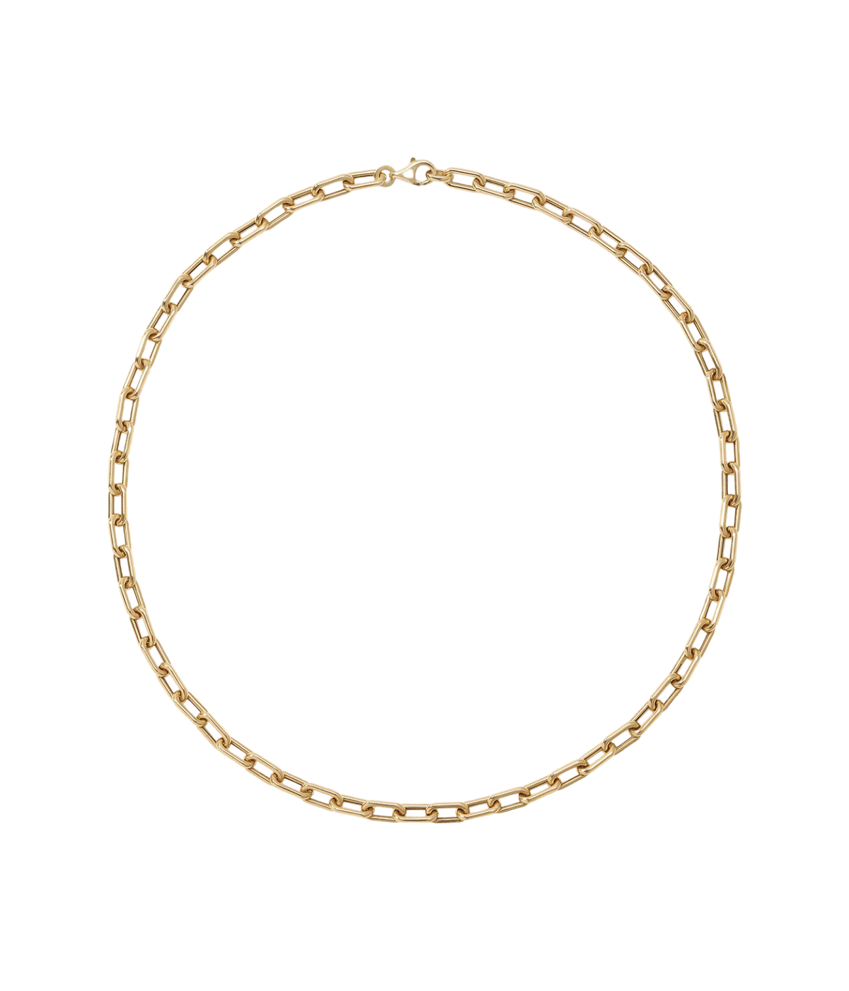 5.3Mm 16Inch Italian Chain Link Necklace In 14K Yellow Gold
