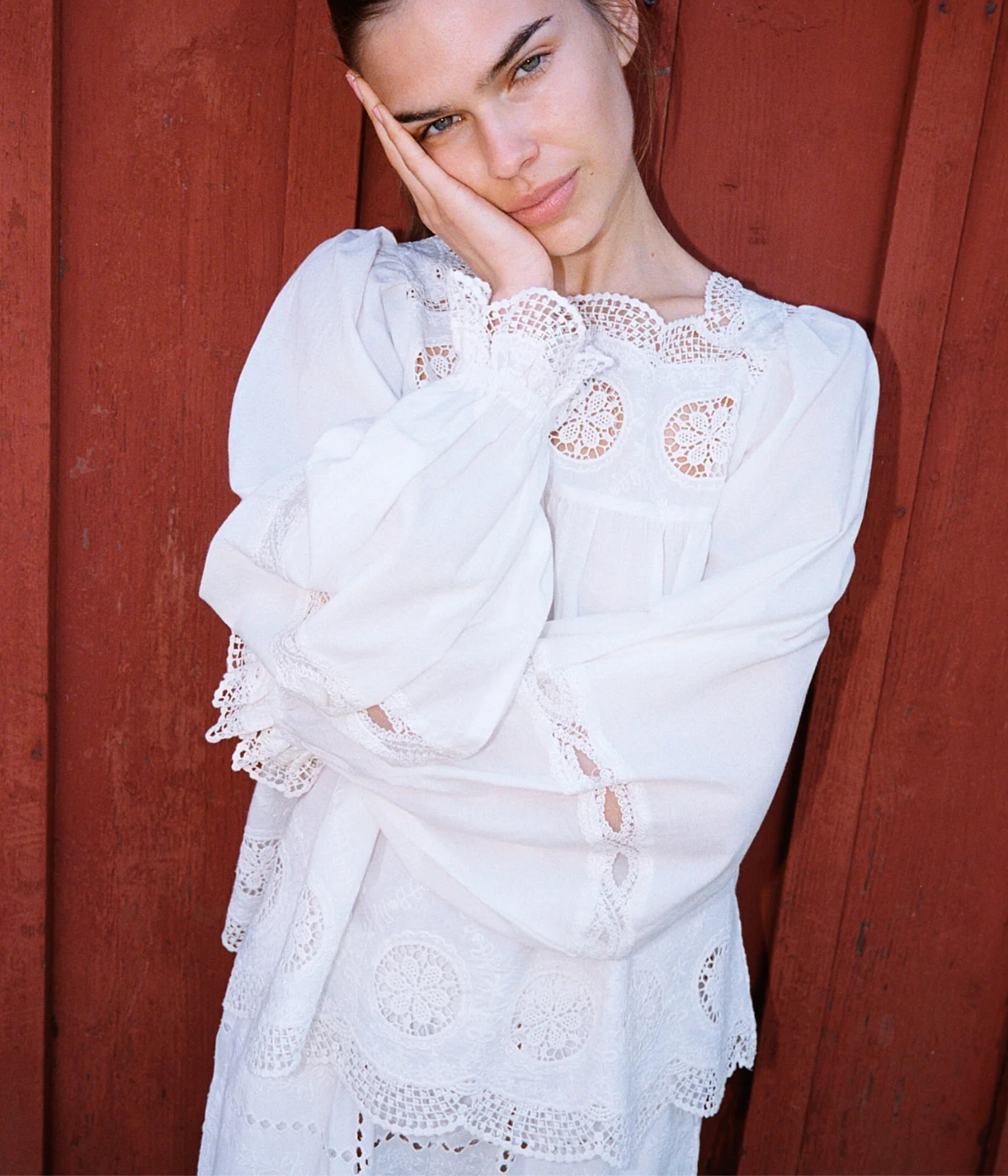 Soleia Top in Off White