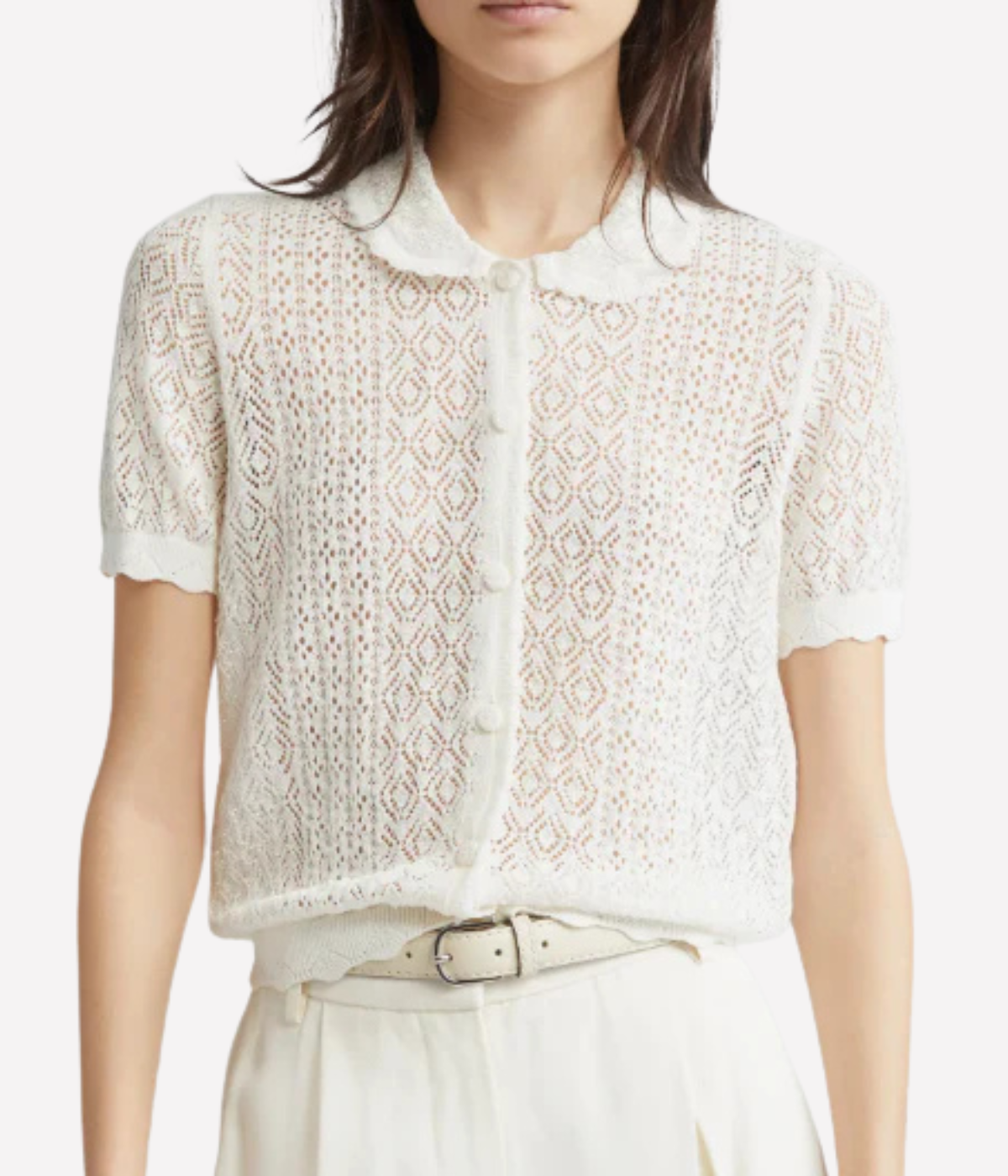 Eveline Cardigan in White