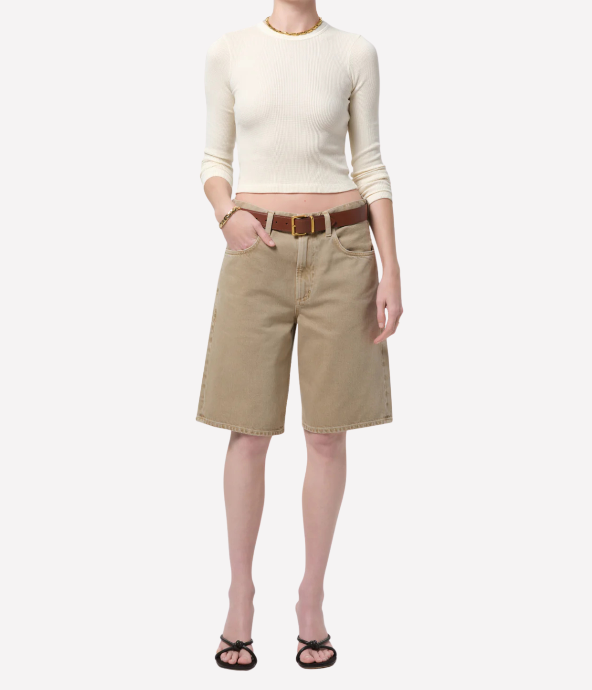 Court Denim Short in Catalina