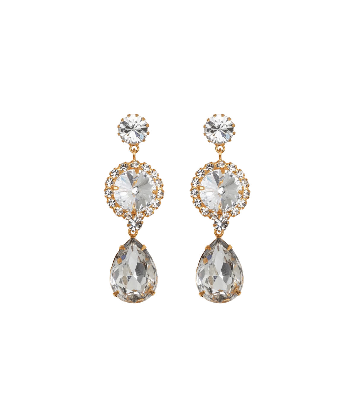 Marisol Earrings in Antique Gold