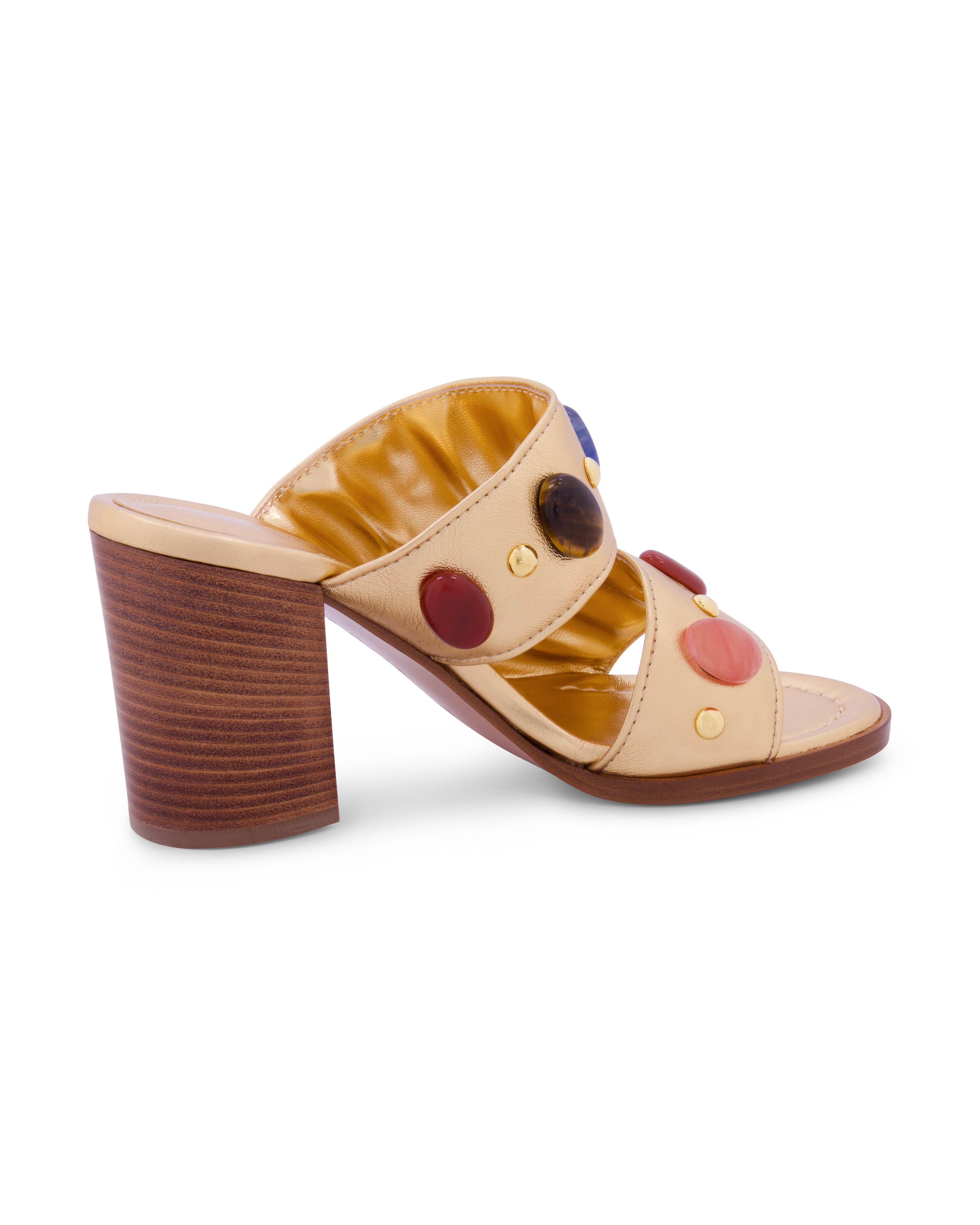 *FINAL SALE* Beaded Mules in Mekong