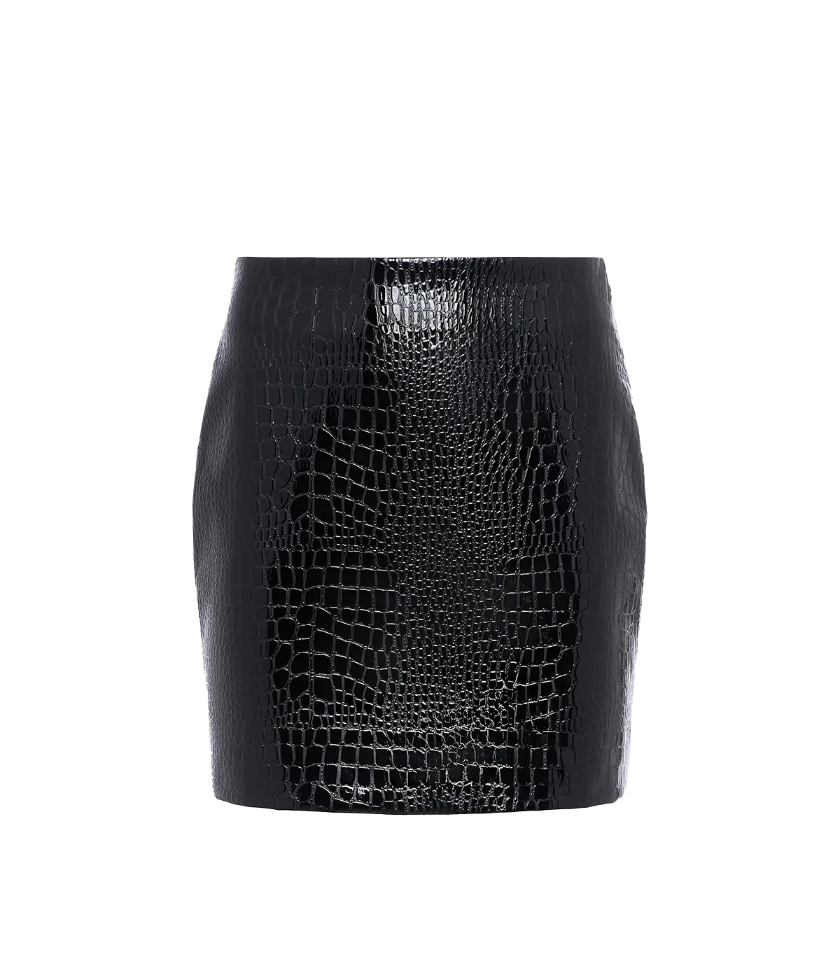 Gerard Croc Mini Skirt in BLACK