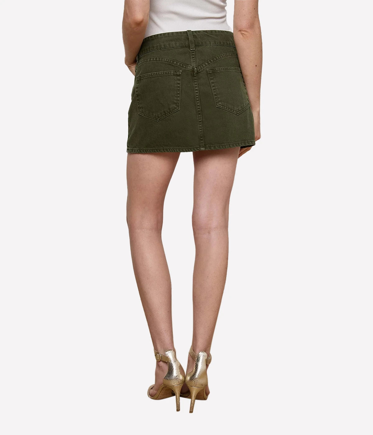 Solene Mini Skirt in Picholine