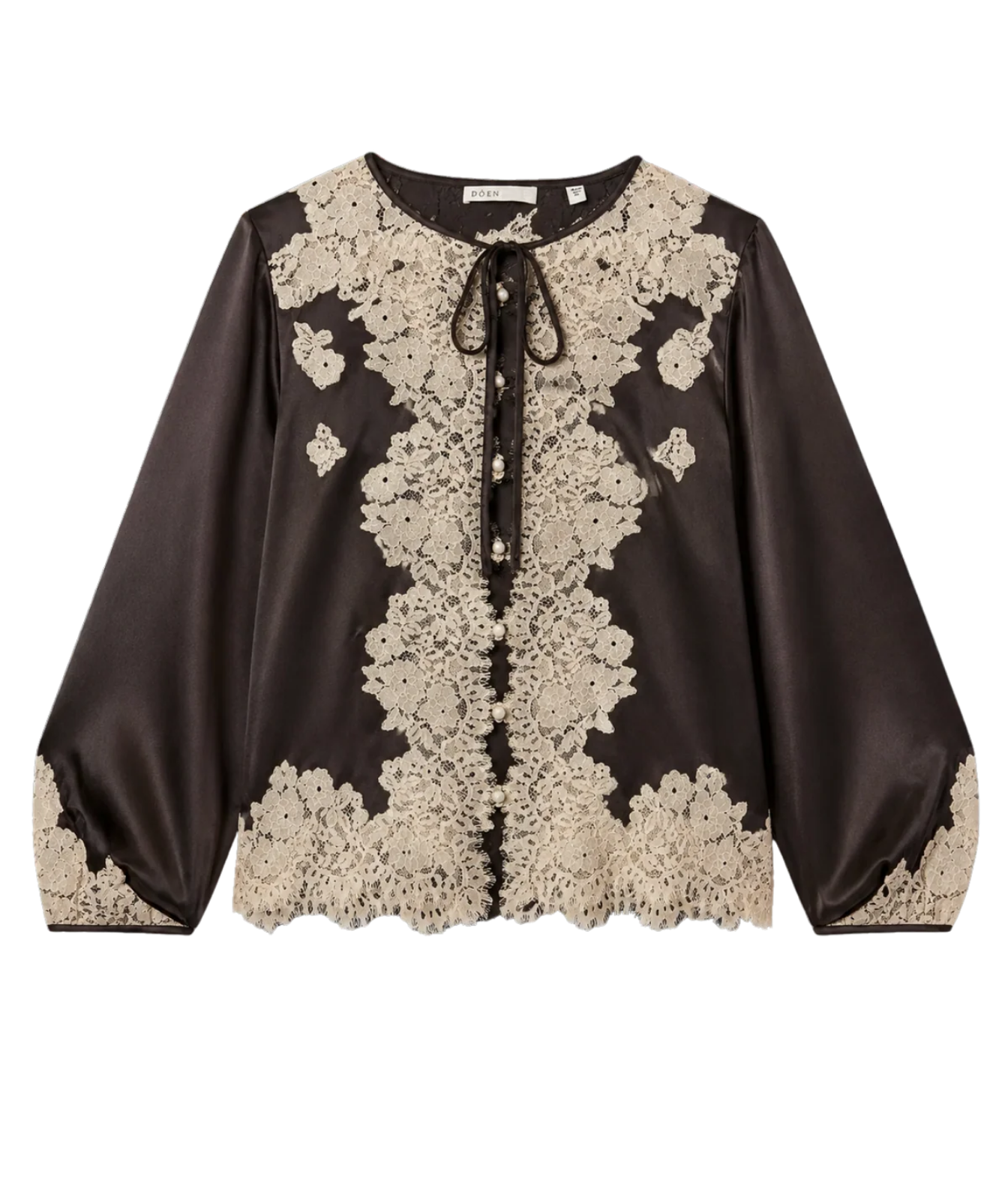 Lucine Top In Equestrian Brown