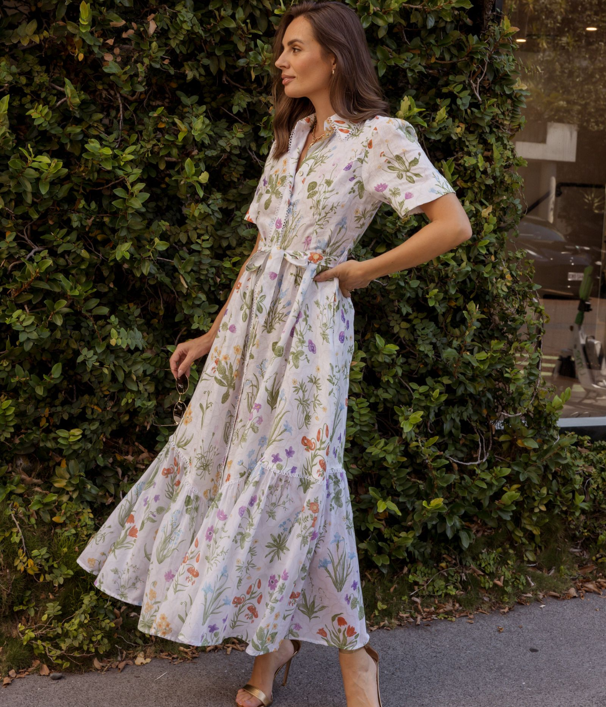 Costiera Dress in Botanical