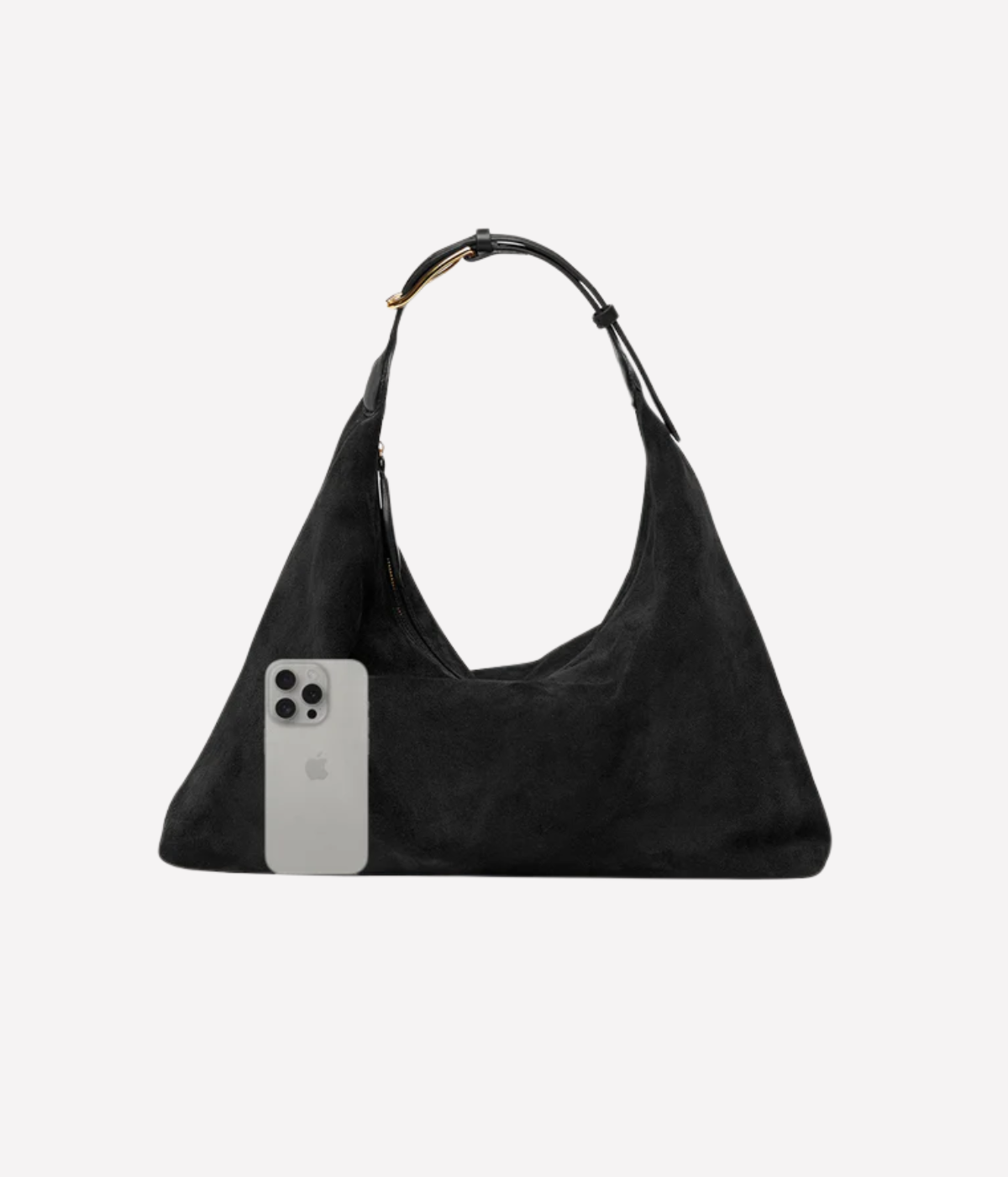 Pillow Shoulder Bag in dark brown